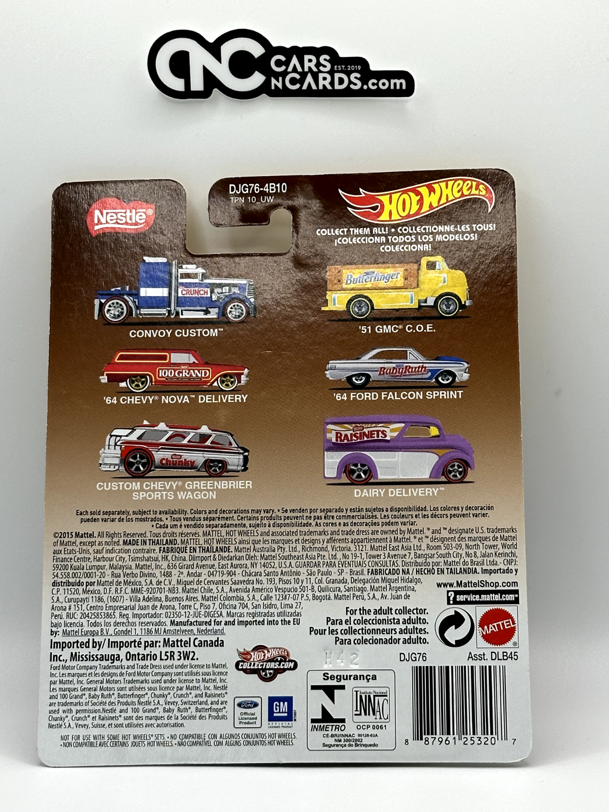 2016 Hot Wheels Premium Nestle Butterfinger '51 GMC C.O.E