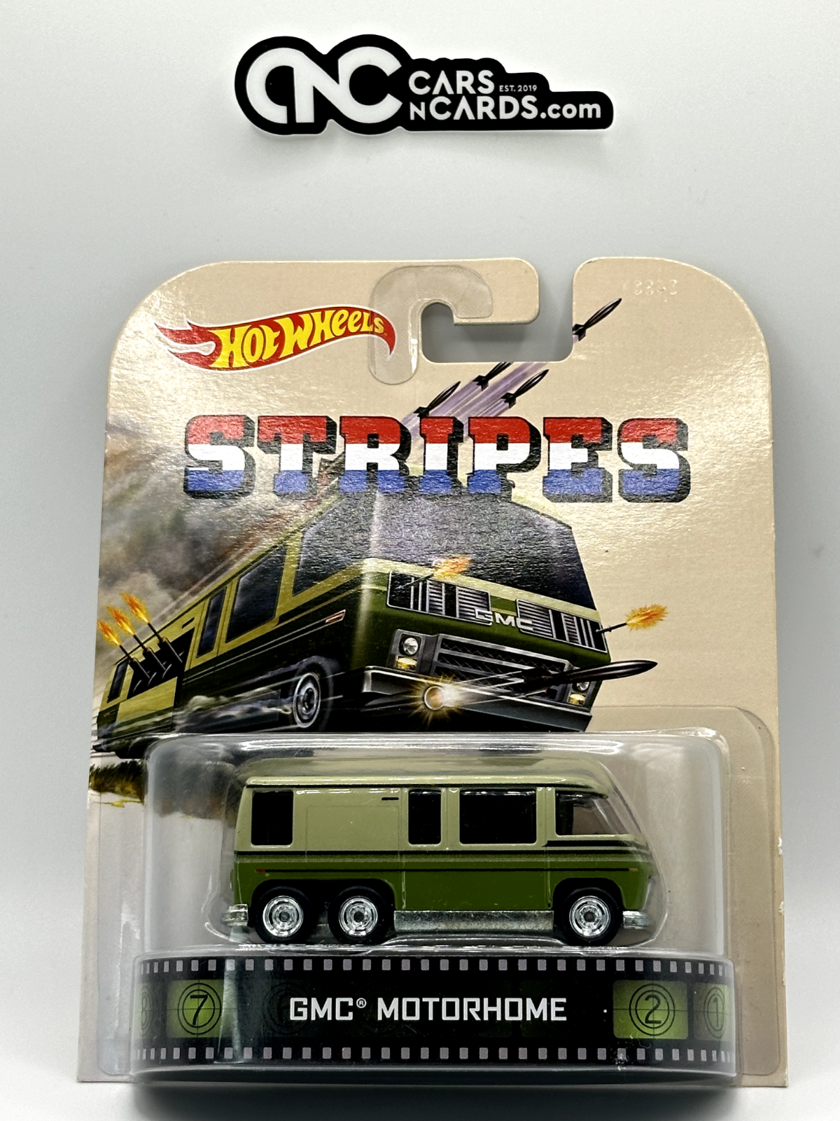 2014 Hot Wheels Premium Retro Entertainment Stripes GMC Motorhome