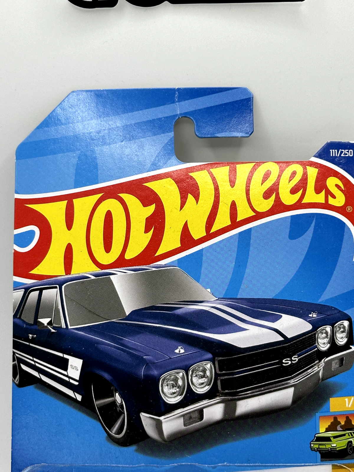2022 Hot Wheels HW Wagons 1/5 '70 Chevelle SS Wagon Blue (Card Crease)