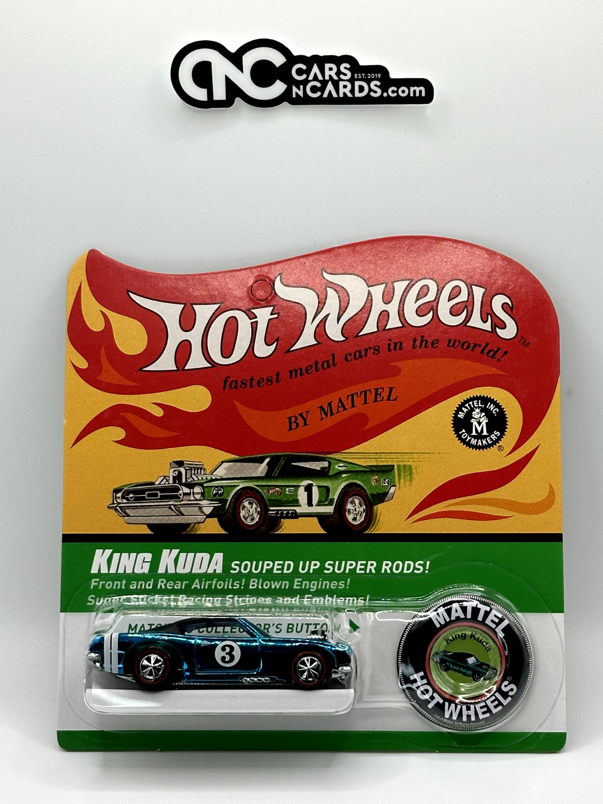 2016 Hot Wheels RLC Red Line Club Spoilers King Kuda #01472/06000 With Decals