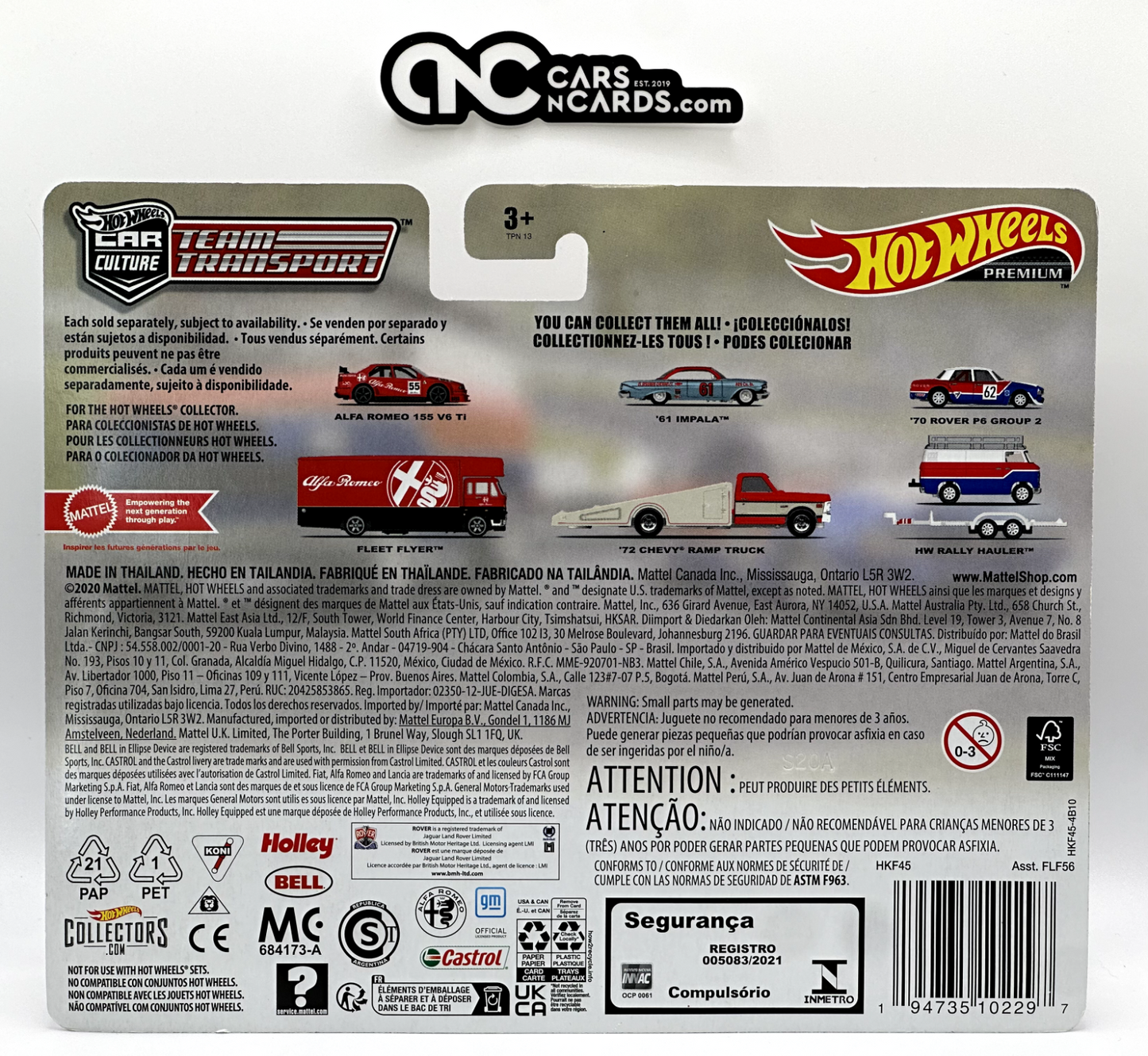 2023 Hot Wheels Car Culture Team Transport #55 '70 Rover P6 Group 2 Rally Hauler