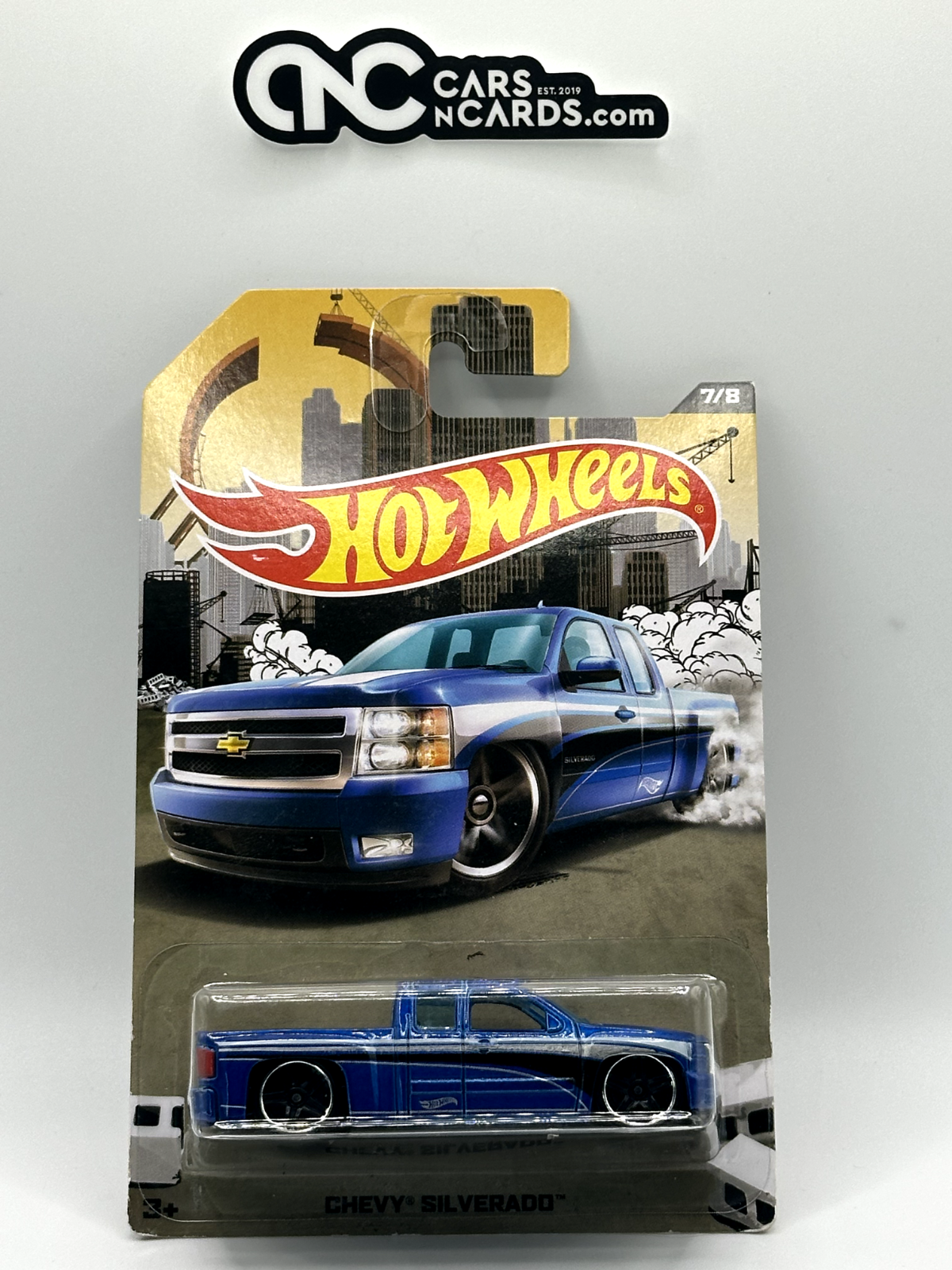 2016 Hot Wheels Truck Series 7/8 Chevy Silverado (Soft Corners)