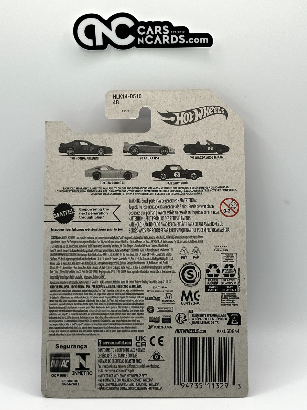 2023 Hot Wheels Japan Classics 5/5 Datsun Fairlady 2000 (Soft Corners)