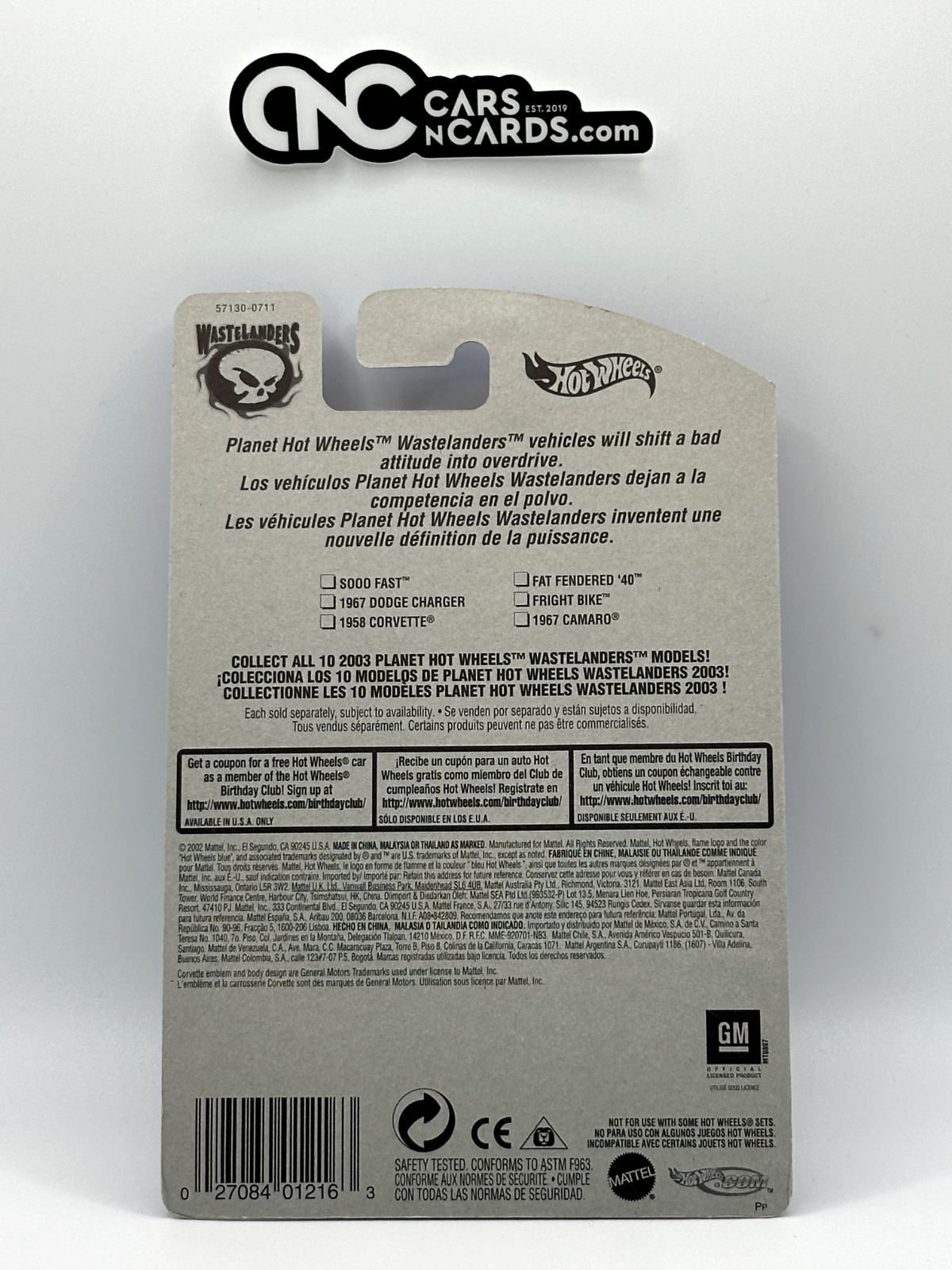 2003 Hot Wheels Wastelanders 3/10 1958 Corvette Collector #151