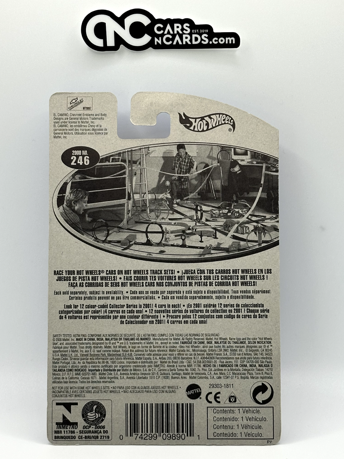 2000 Hot Wheels Collector #246 Chevrolet El Camino Orange