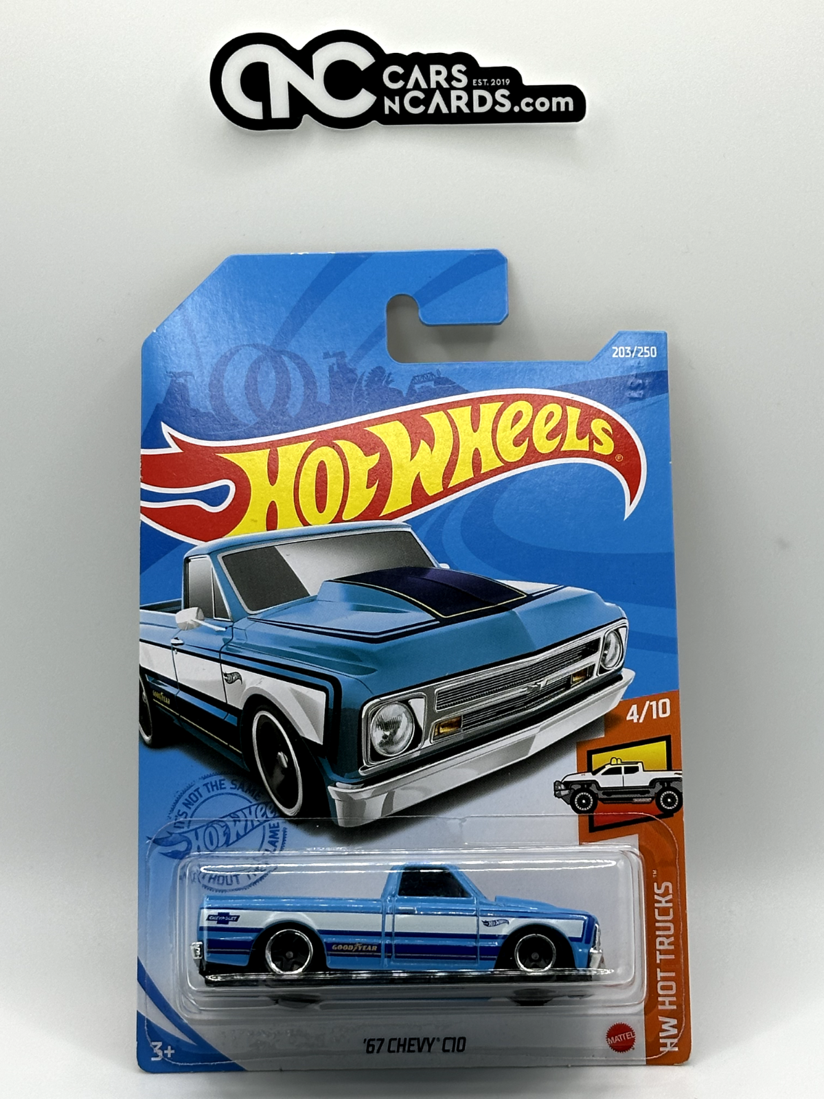 2021 Hot Wheels HW Hot Trucks 4/10 '67 Chevy C10 Blue