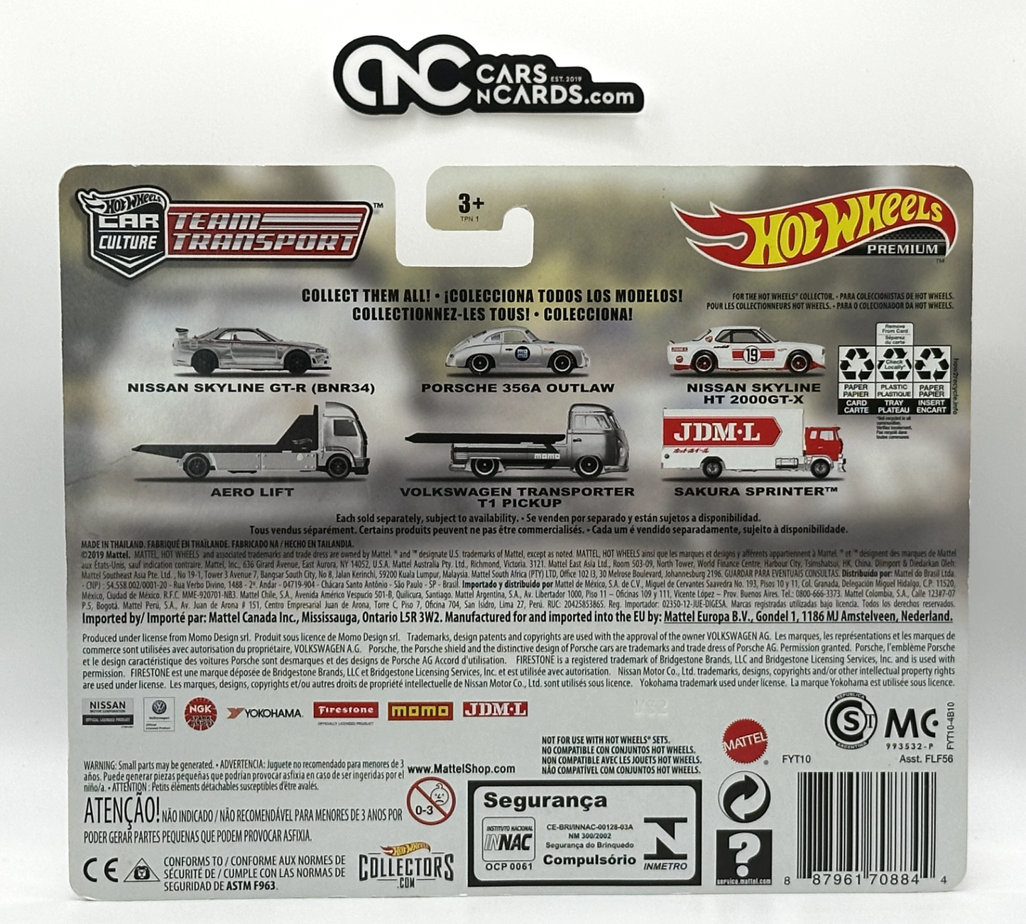 2019 Hot Wheels Premium Team Transport #12 Nissan Skyline GT-R (BNR34) Nismo
