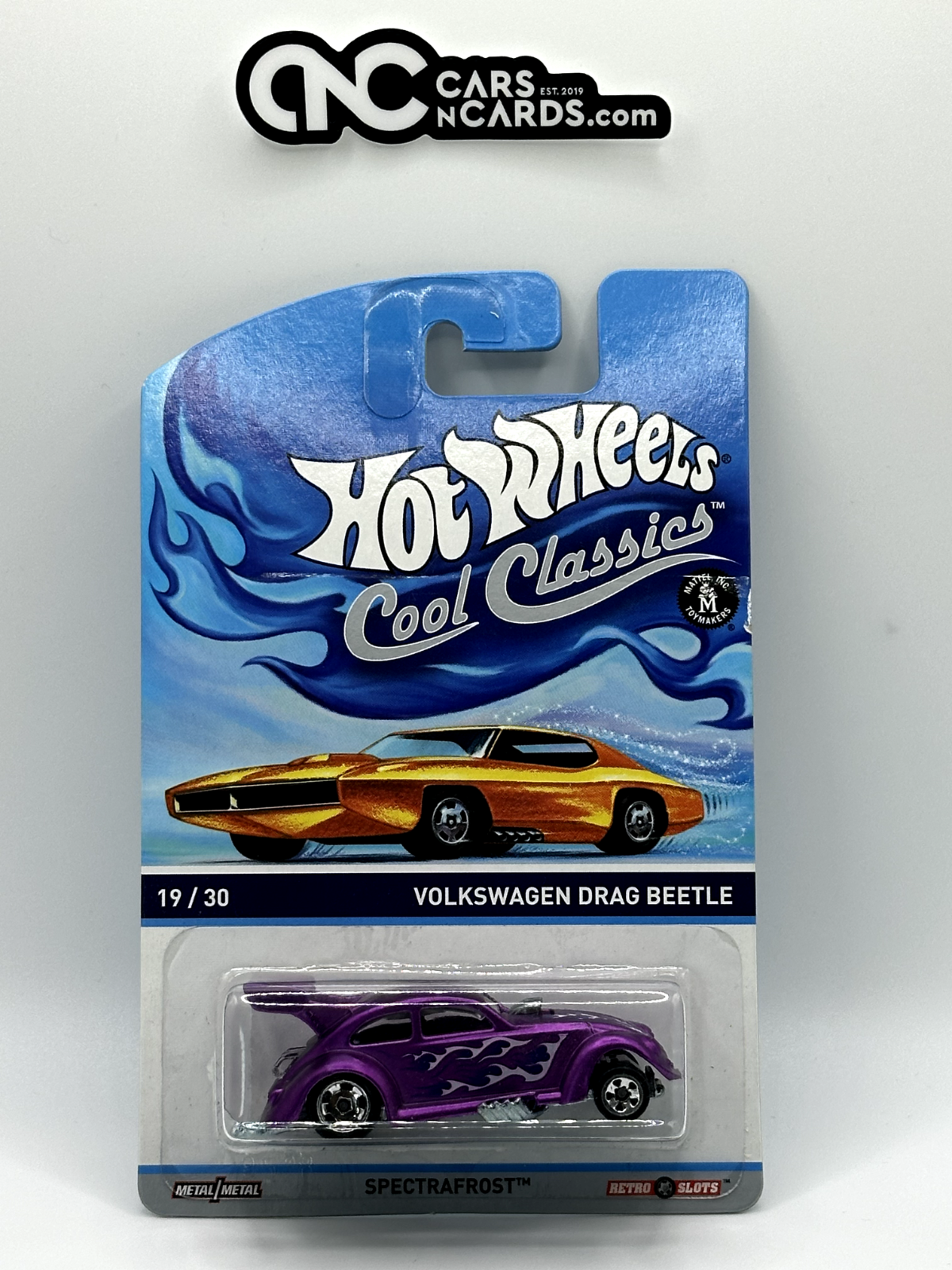 2013 Hot Wheels Cool Classics Volkswagen Drag Beetle 19/30 Purple