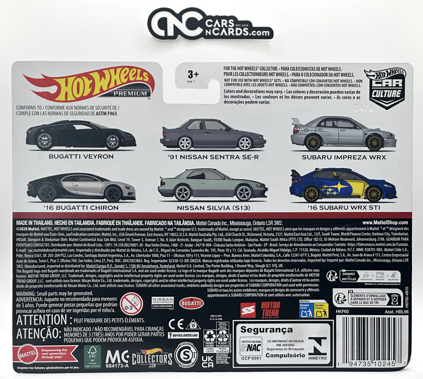 2023 Hot Wheels Premium Car Culture Subaru Impreza WRX STI 2 Pack (Soft Corner)