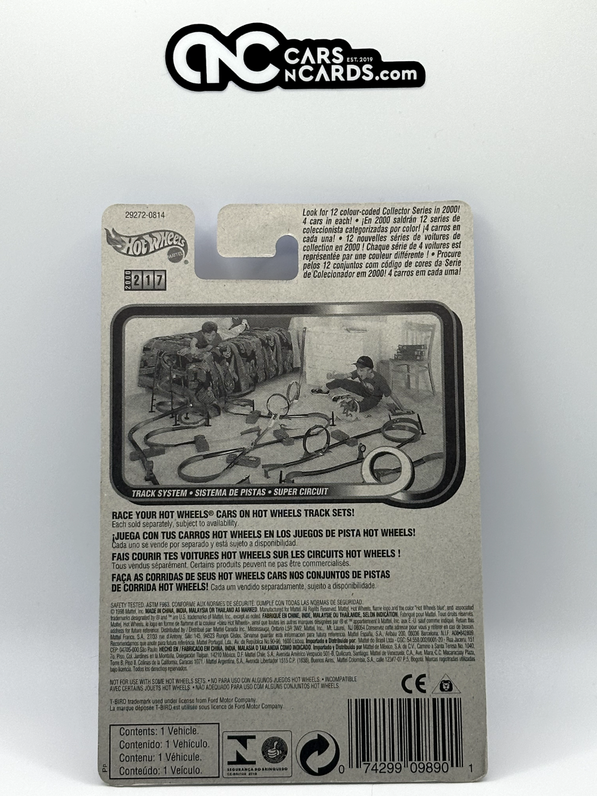 2000 Hot Wheels T-Bird 1957 Collector #217
