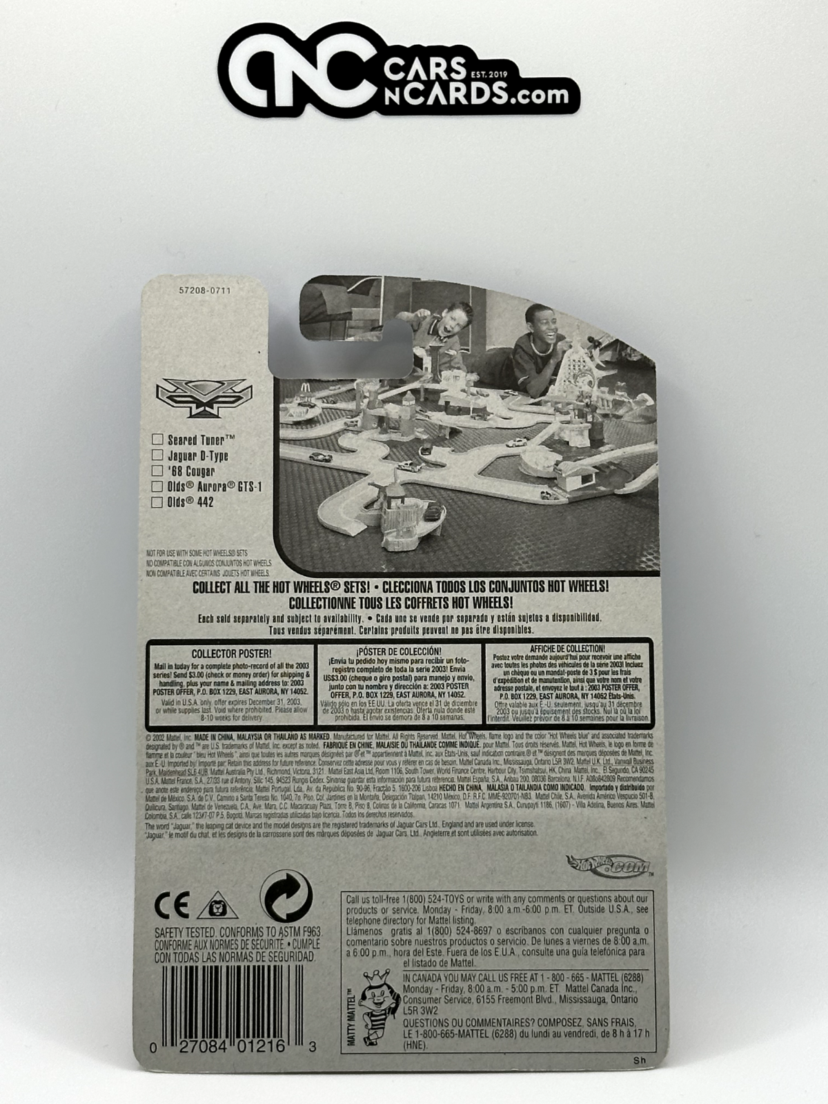 2003 Hot Wheels Hot Wheels Anime 2/5 Jaguar D-Type Collector #071