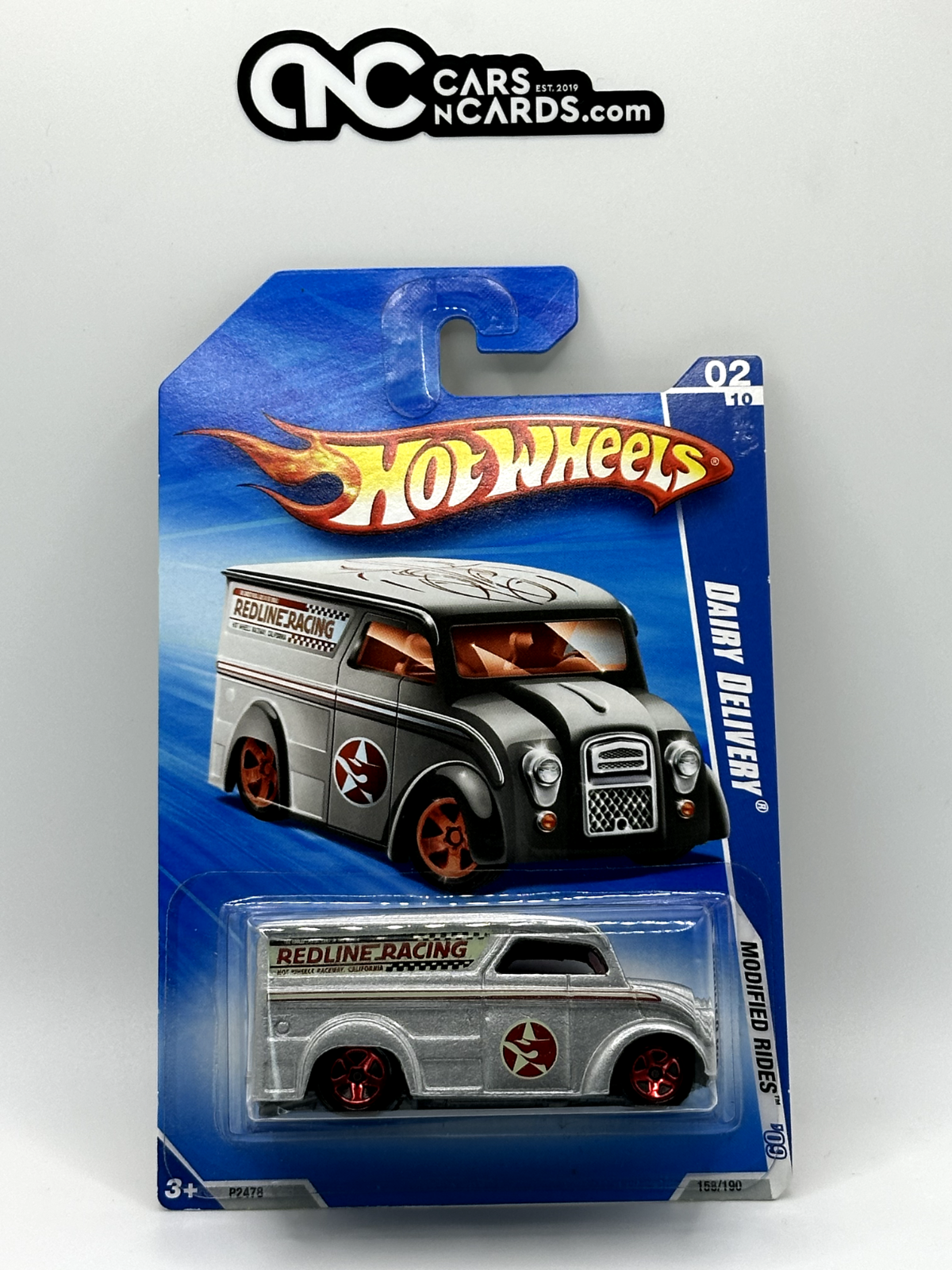 2009 Hot Wheels Modified Rides '09 #2/10 Dairy Delivery Silver Redline Racing