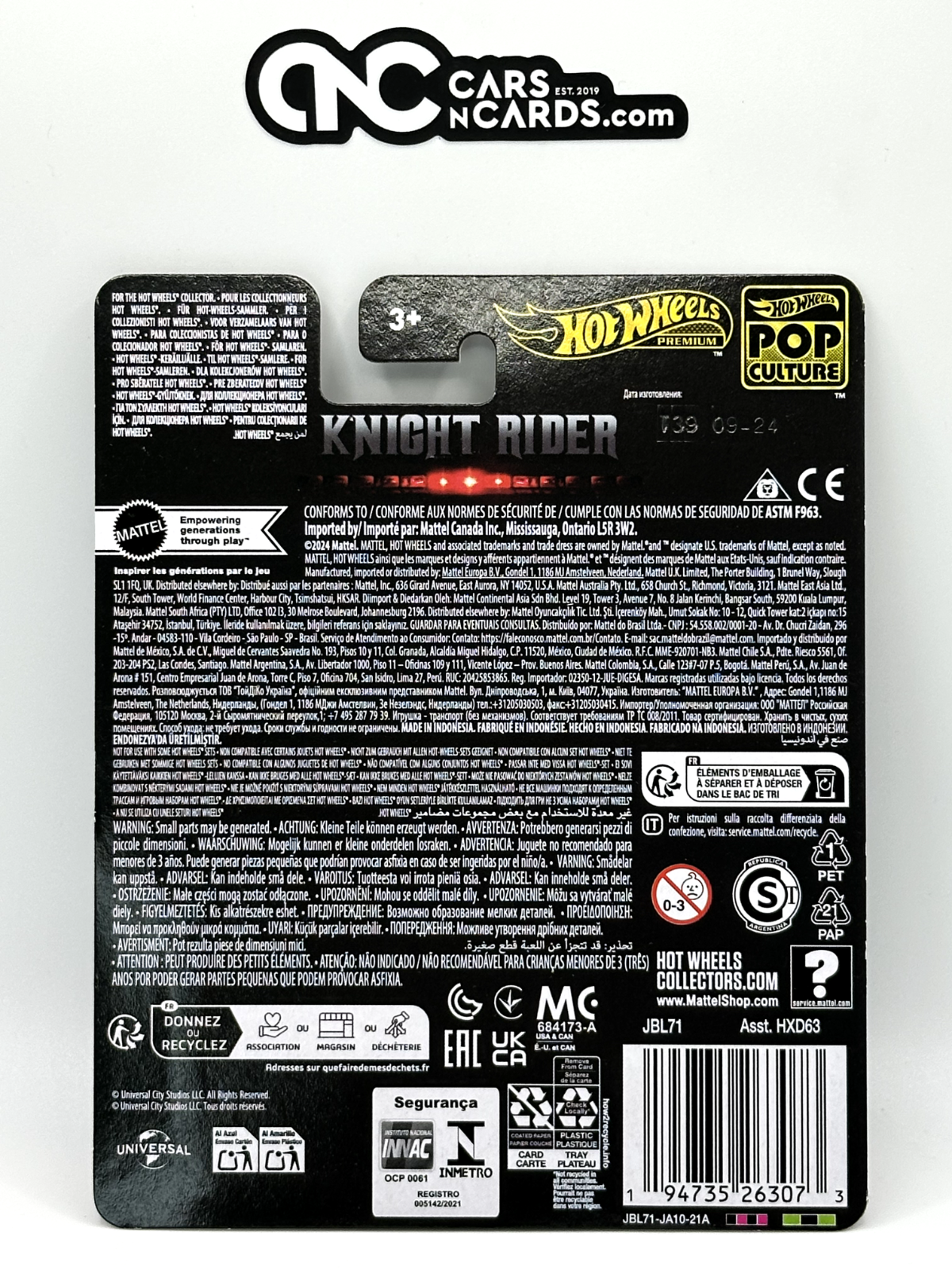 2025 Hot Wheels Premium Pop Culture Knight Rider K.I.T.T.