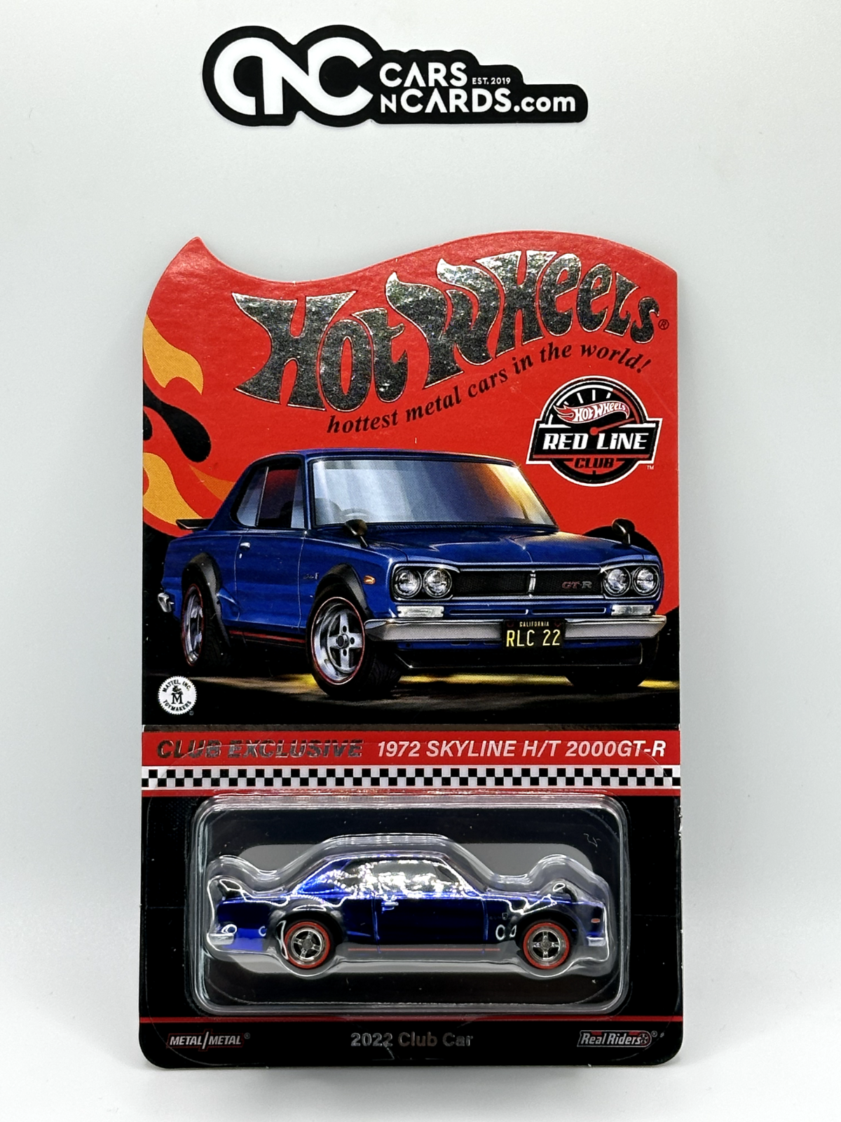 2022 Hot Wheels RLC Club Car 1972 Nissan Skyline H/T 2000GT-R With Pin