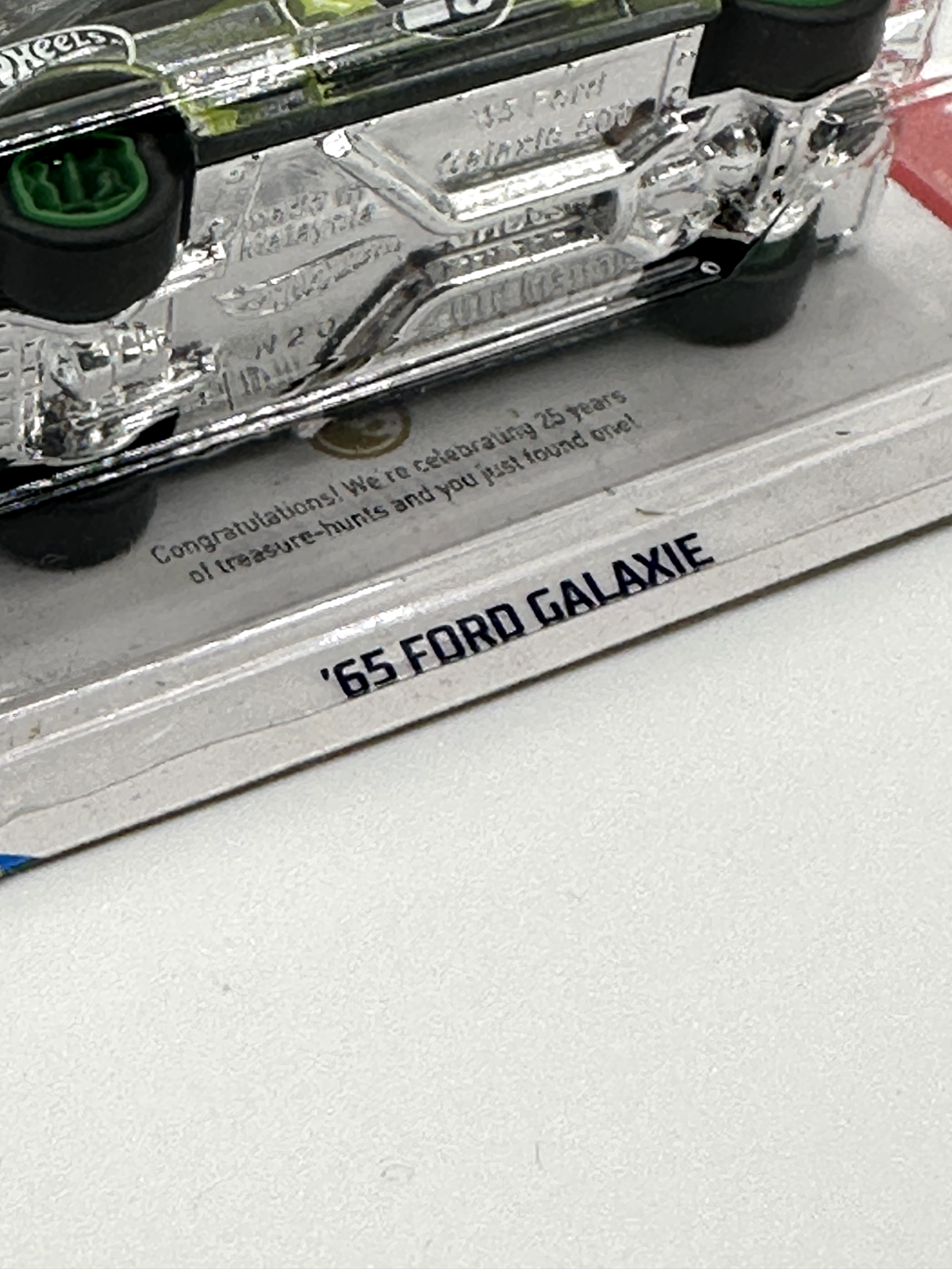 2020 Hot Wheels Super Treasure Hunt HW Flames '65 Ford Galaxie With Protector