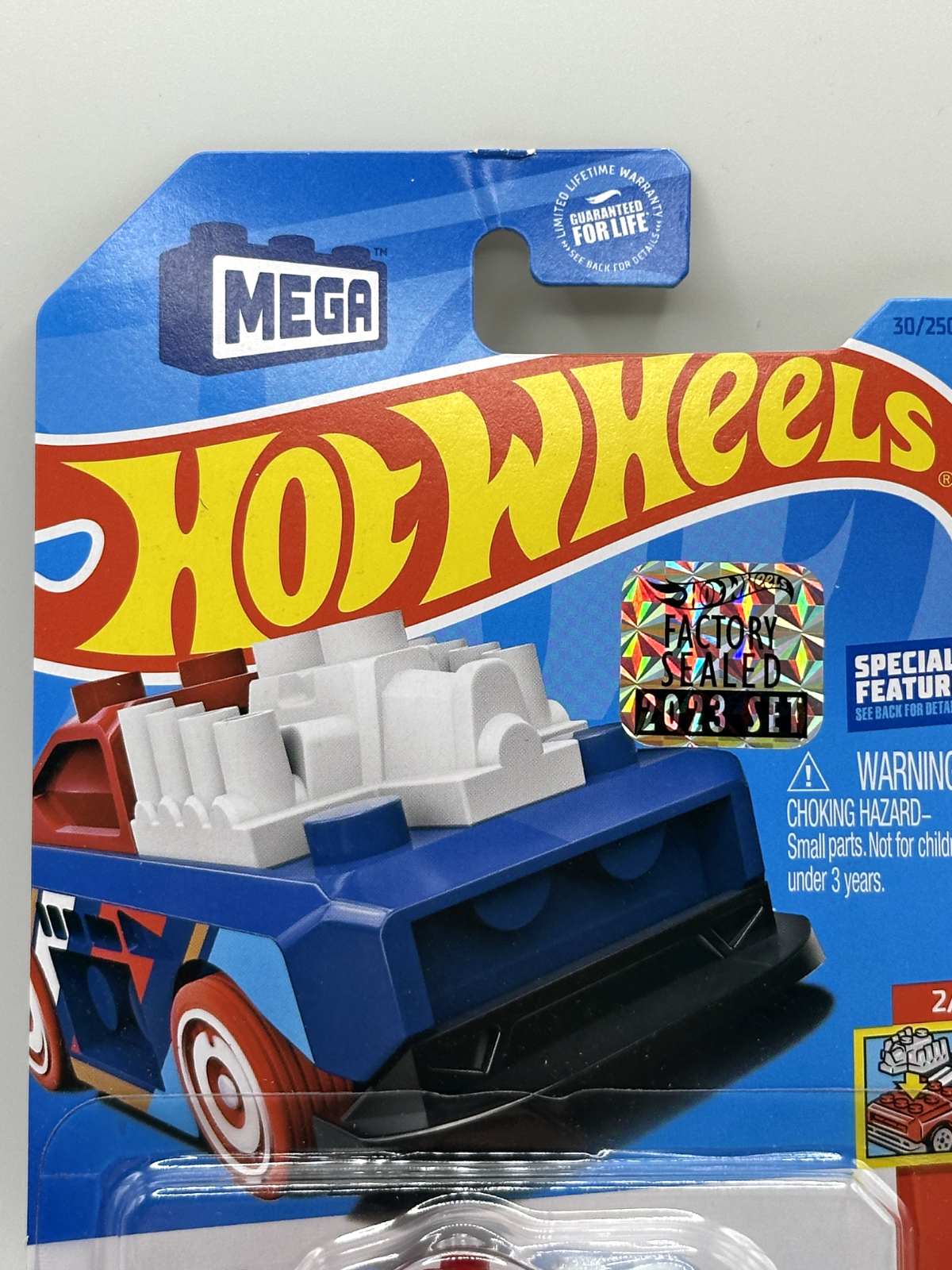 2023 Hot Wheels RLC Factory Sealed Custom Small Block Blue (Card Damage)