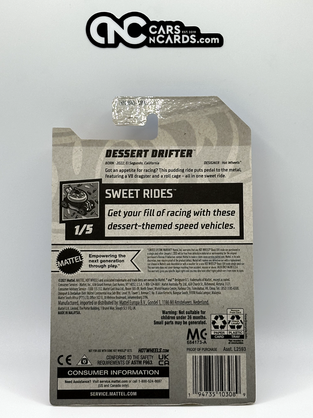 2023 Hot Wheels RLC Factory Sealed Dessert Drifter Red (Soft Corners)