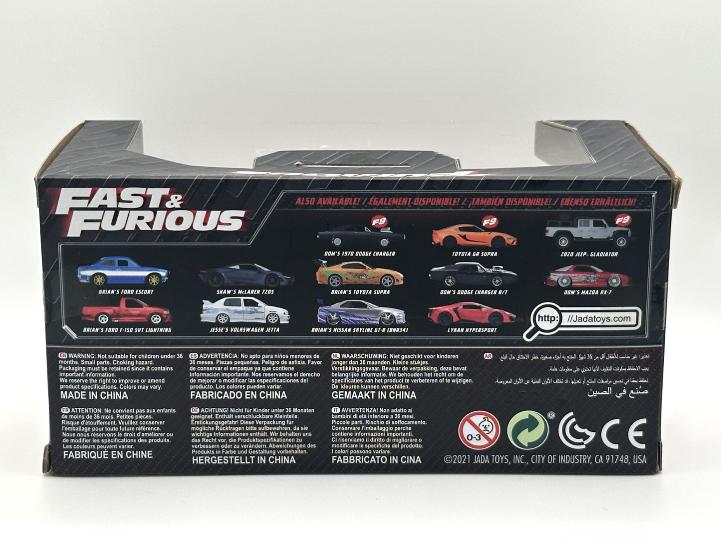 JADA 1:32 Fast and Furious Dom's Dodge Challenger SRT8