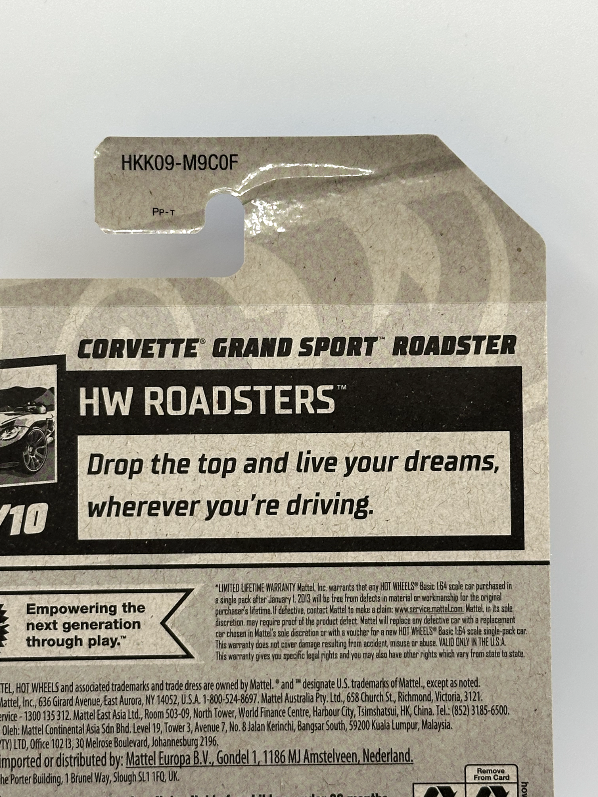 2023 Hot Wheels RLC Factory Sealed Corvette Grand Sport White (Card Damage)