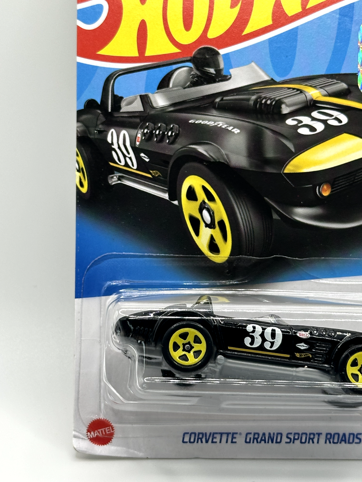 2023 Hot Wheels RLC Factory Sealed Corvette Grand Sport Black (Card Damage)
