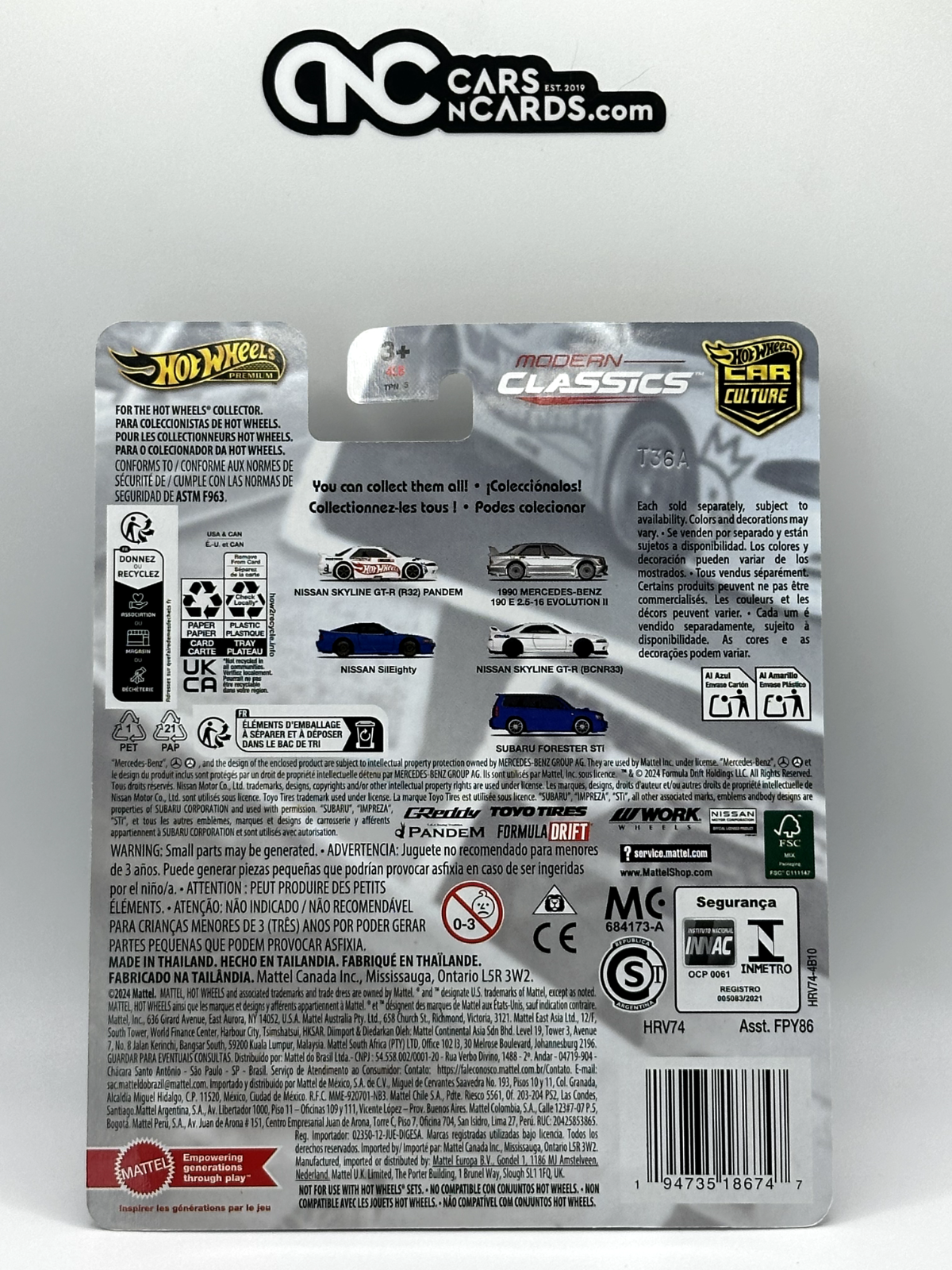 2024 Hot Wheels Premium Car Culture Modern Classics 5/5 Subaru Forester STi