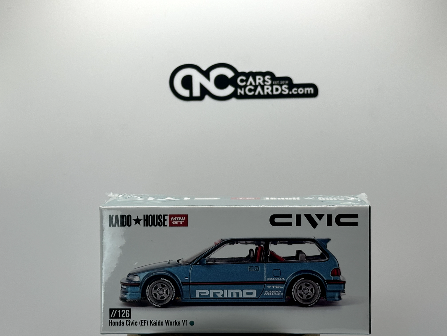 Kaido House x Mini GT Honda Civic EF Kaido Works V1 Tahitian Green Sealed