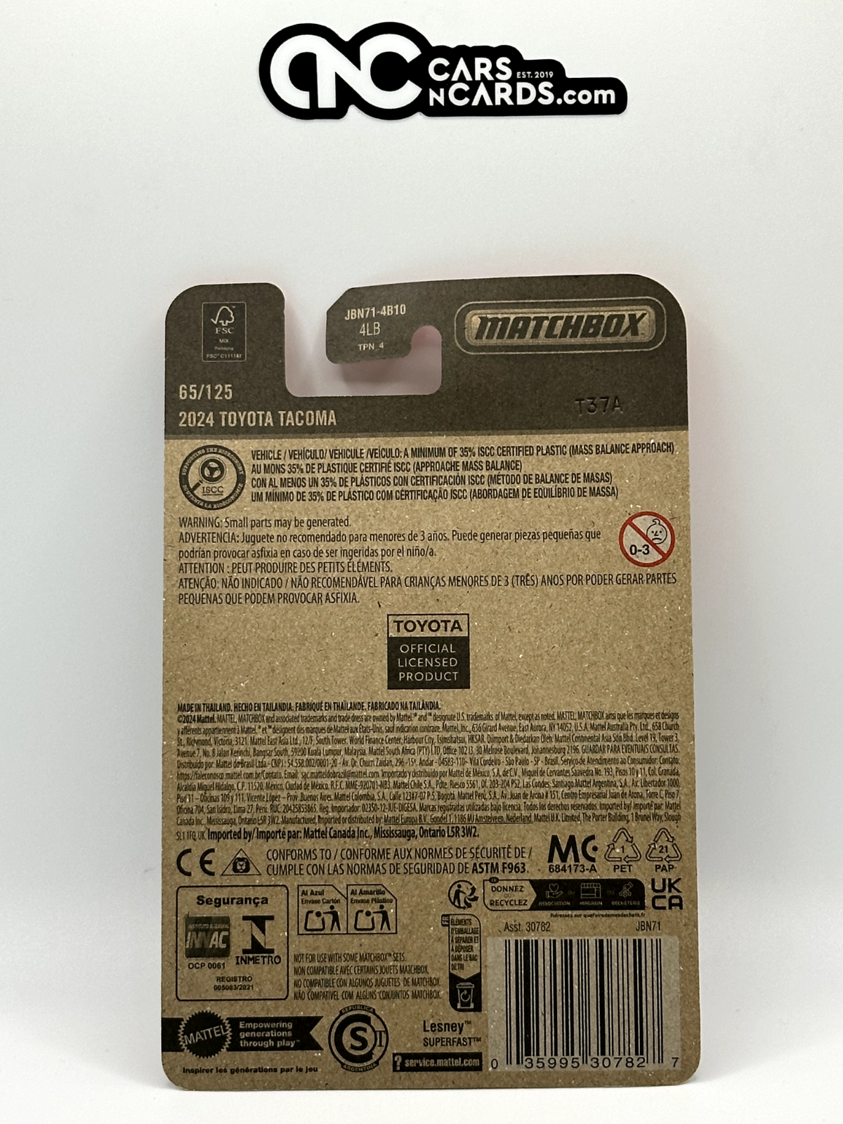 2025 Matchbox 2024 Toyota Tacoma 65/125