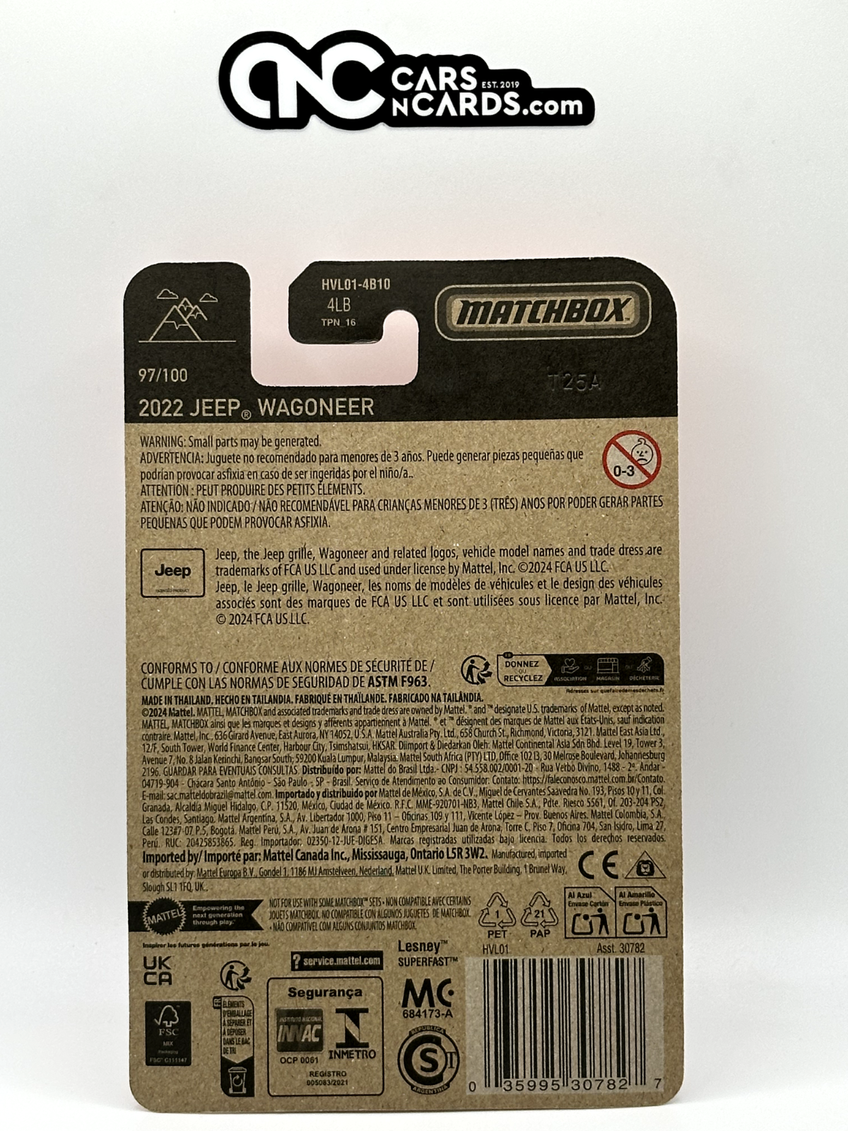 2024 Matchbox 2022 Jeep Wagoneer 97/100 Red NIP