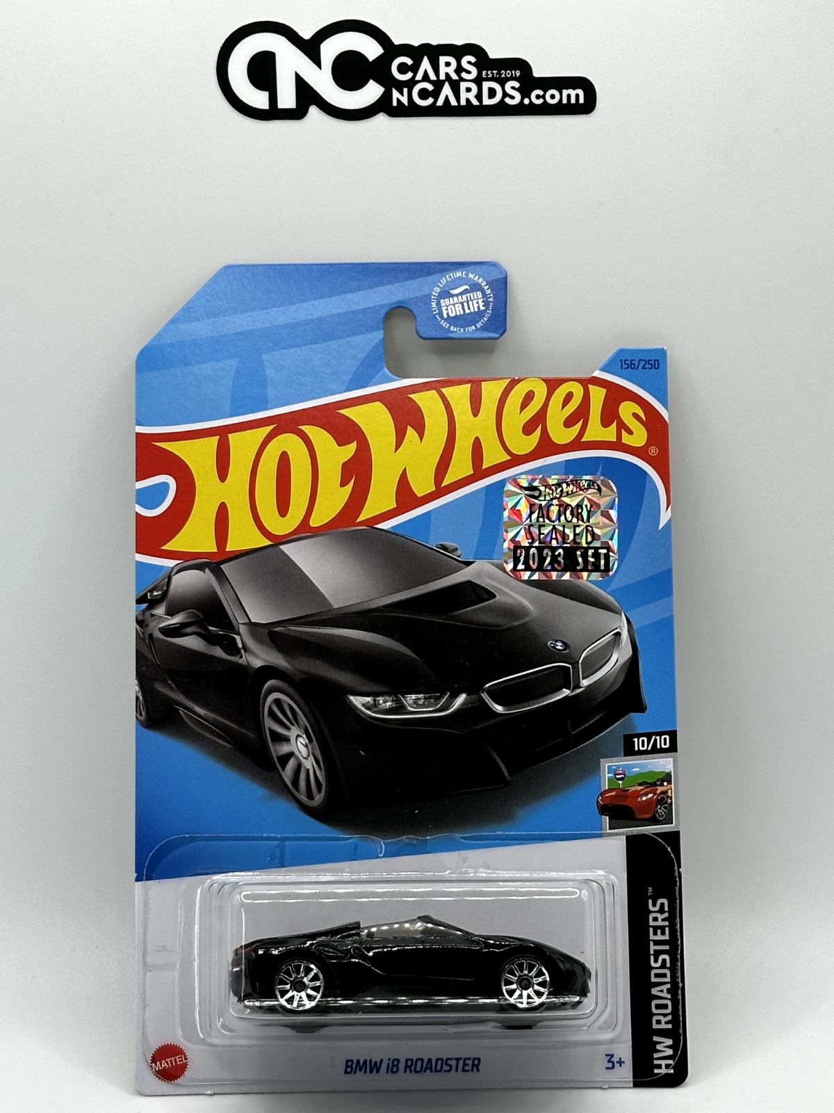 2023 Hot Wheels RLC Factory Sealed HW Roadsters 10/10 BMW i8 Roadster Black