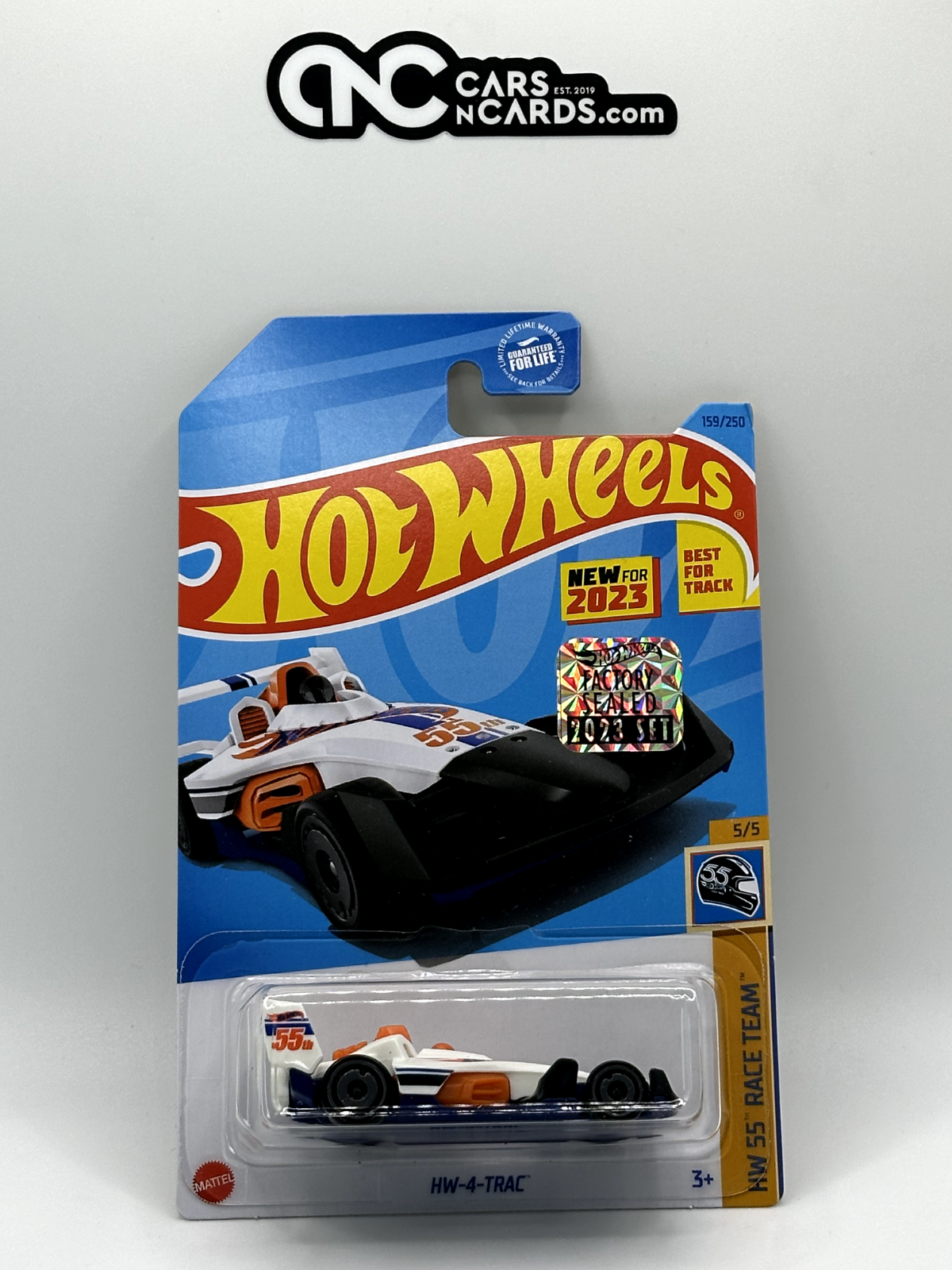 2023 Hot Wheels RLC Factory Sealed HW 55 Race Team 5/5 HW-4-Trac White