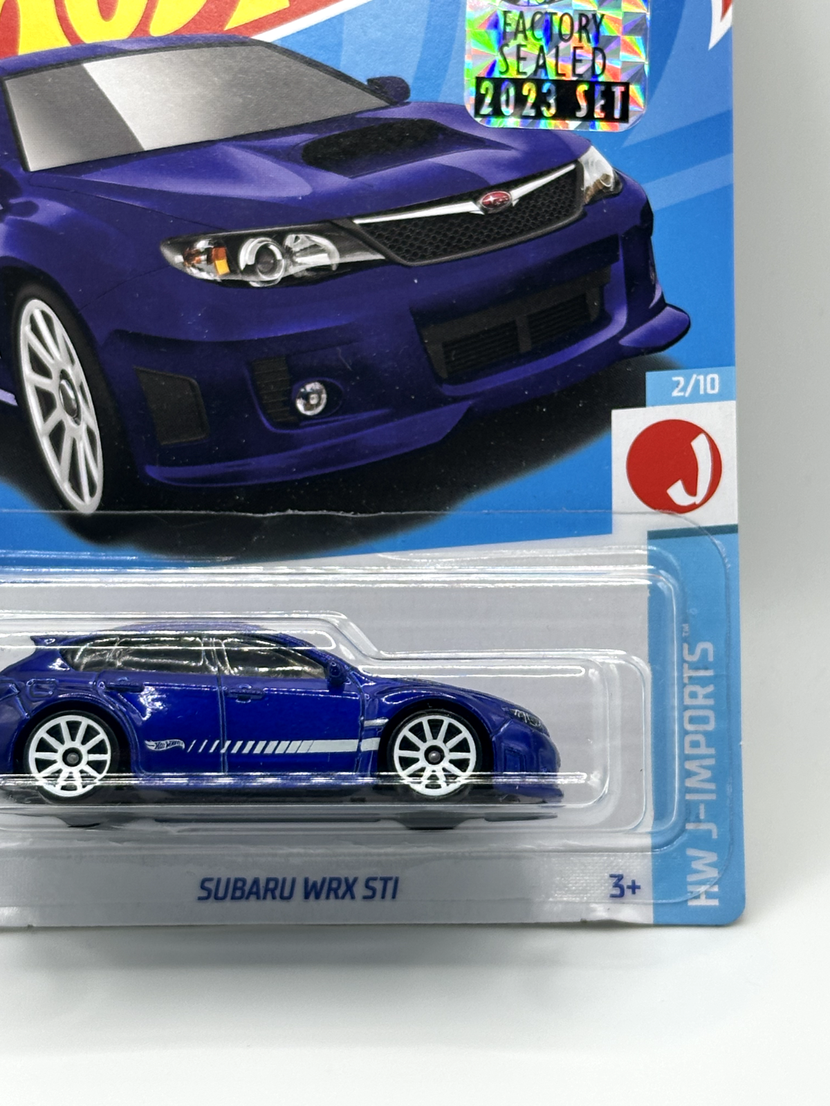 2023 Hot Wheels RLC Factory Sealed HW J-Imports Subaru WRX STI Blue Rough Edges
