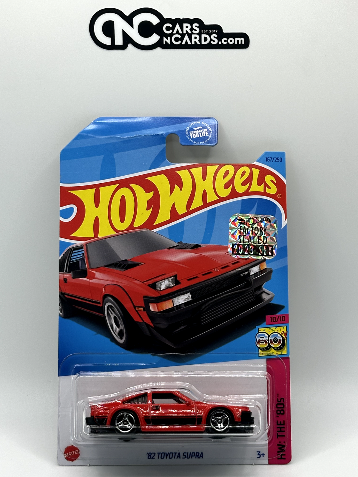 2023 Hot Wheels RLC Factory Sealed HW: The '80s '82 Toyota Supra (Card Crease)
