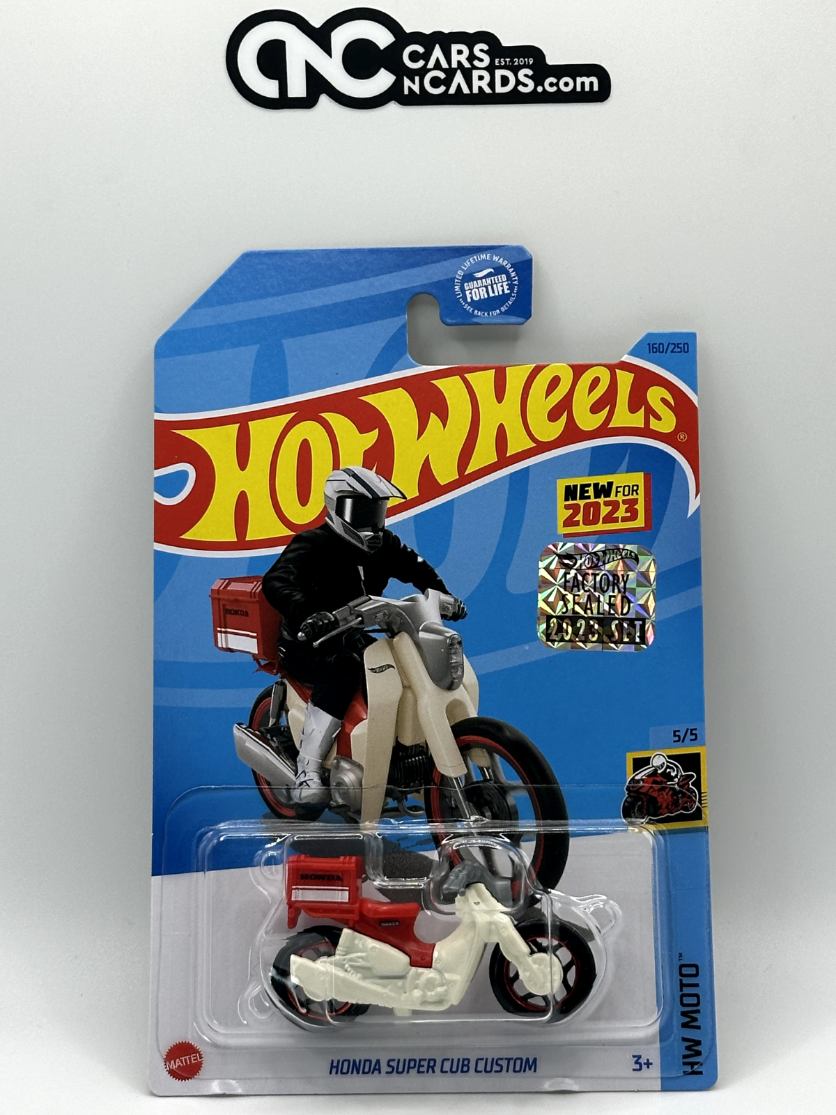 2023 Hot Wheels RLC Factory Sealed HW Moto 5/5 Honda Super Cub Custom Red