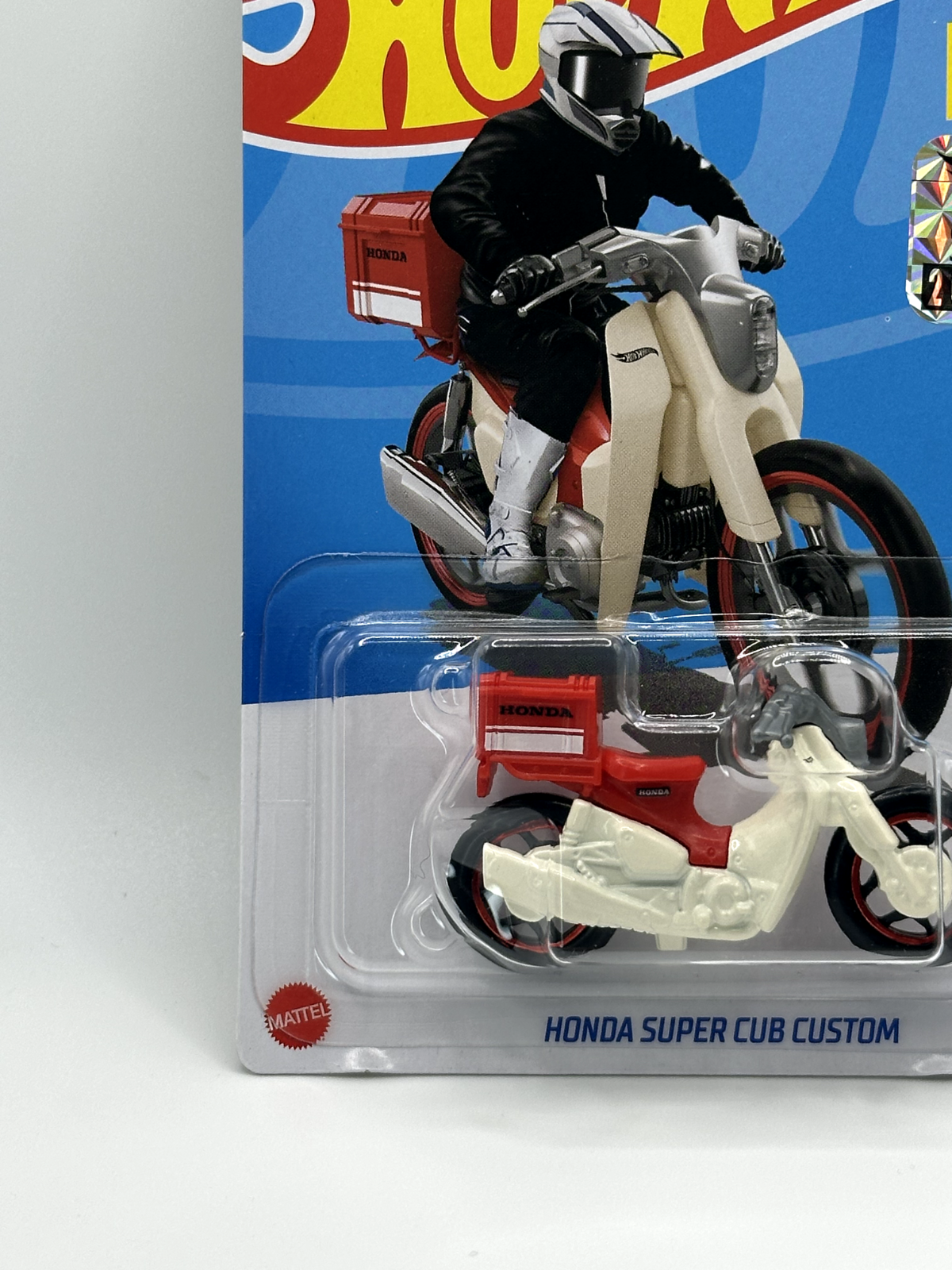 2023 Hot Wheels RLC Factory Sealed HW Moto 5/5 Honda Super Cub Custom Red