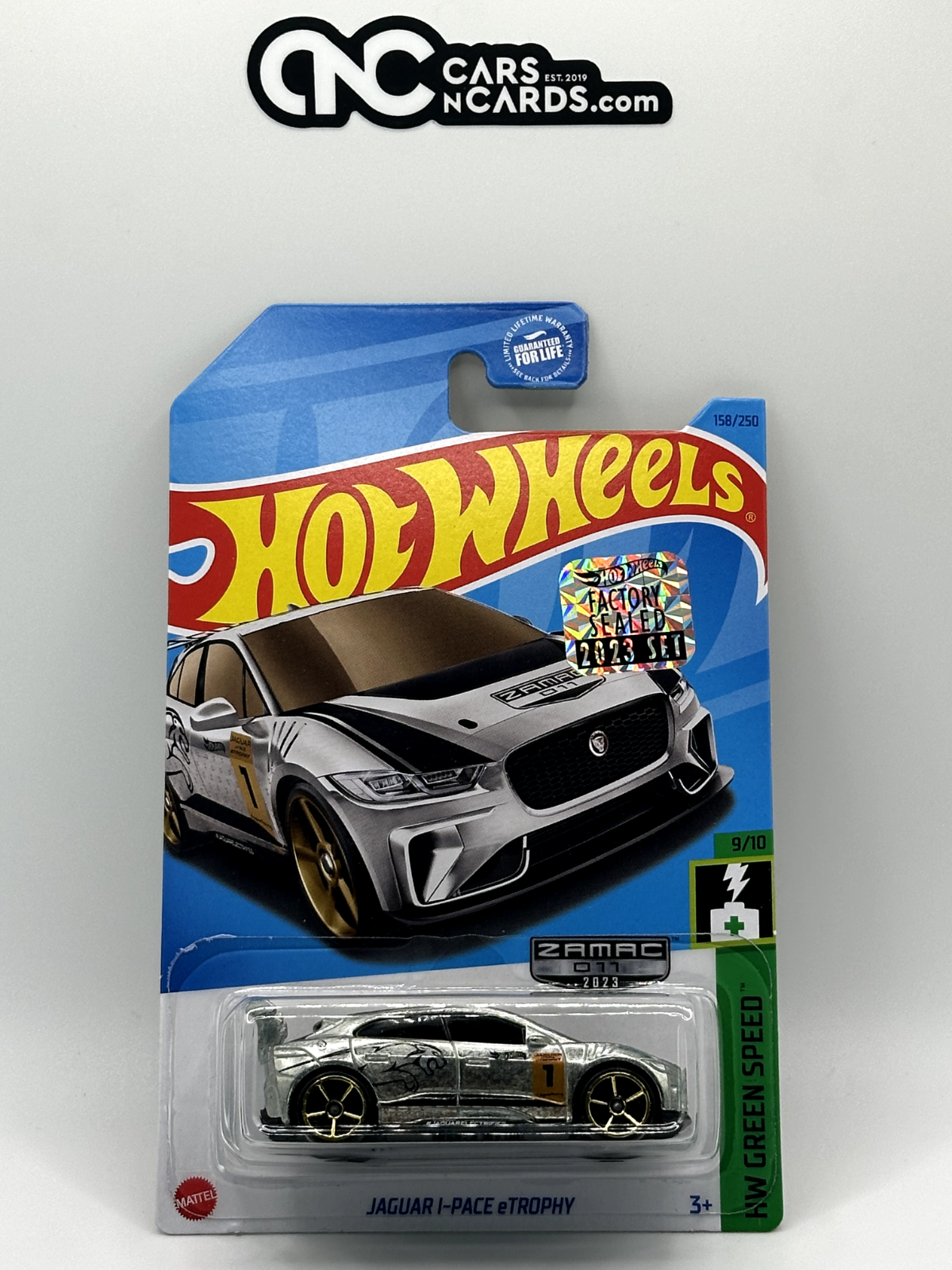 2023 Hot Wheels RLC Factory Sealed HW Green Speed Jaguar I-Pace eTrophy Zamac