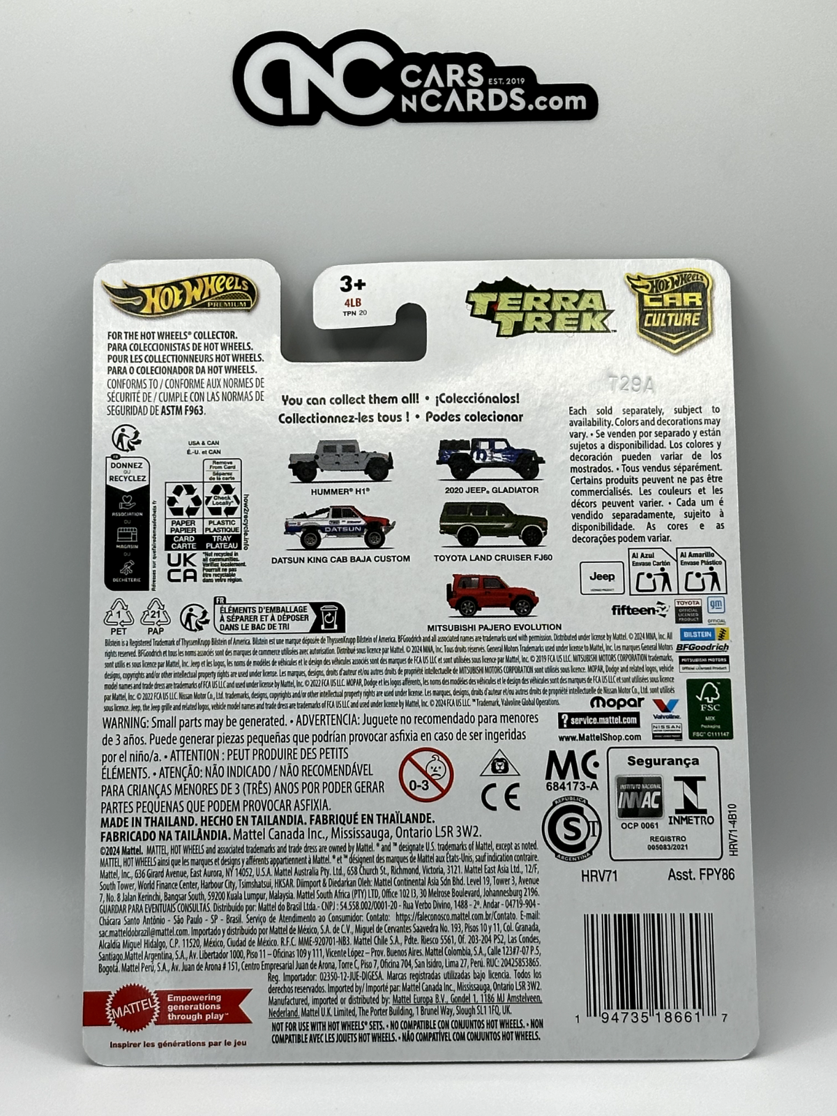 2024 Hot Wheels Premium Car Culture Terra Trek 3/5 Datsun King Cab Baja Custom