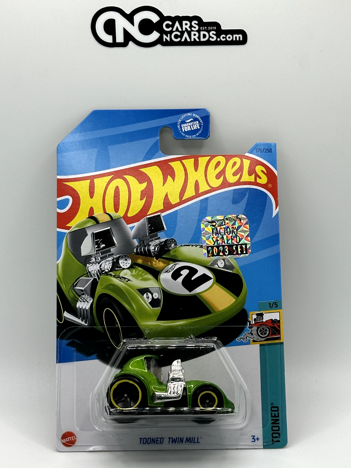 2023 Hot Wheels RLC Factory Sealed Tooned 1/5 Tooned Twin Mill Green