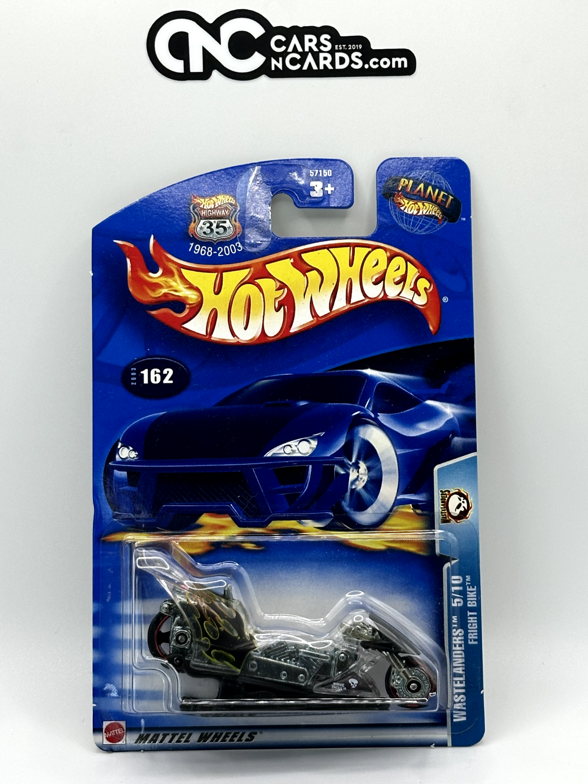 2003 Hot Wheels Wastelanders 5/10 Fright Bike Collector #162