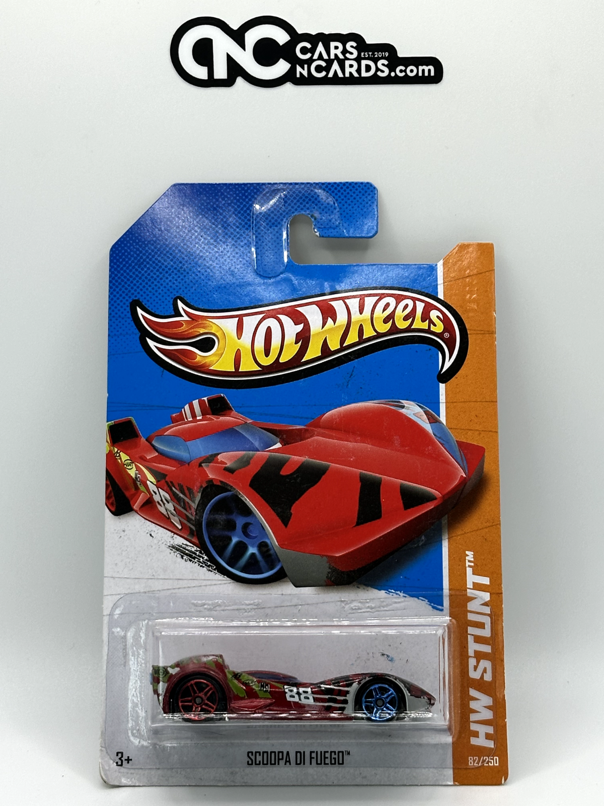 2013 Hot Wheels HW Stunt Scoopa Di Fuego (Soft Corners)