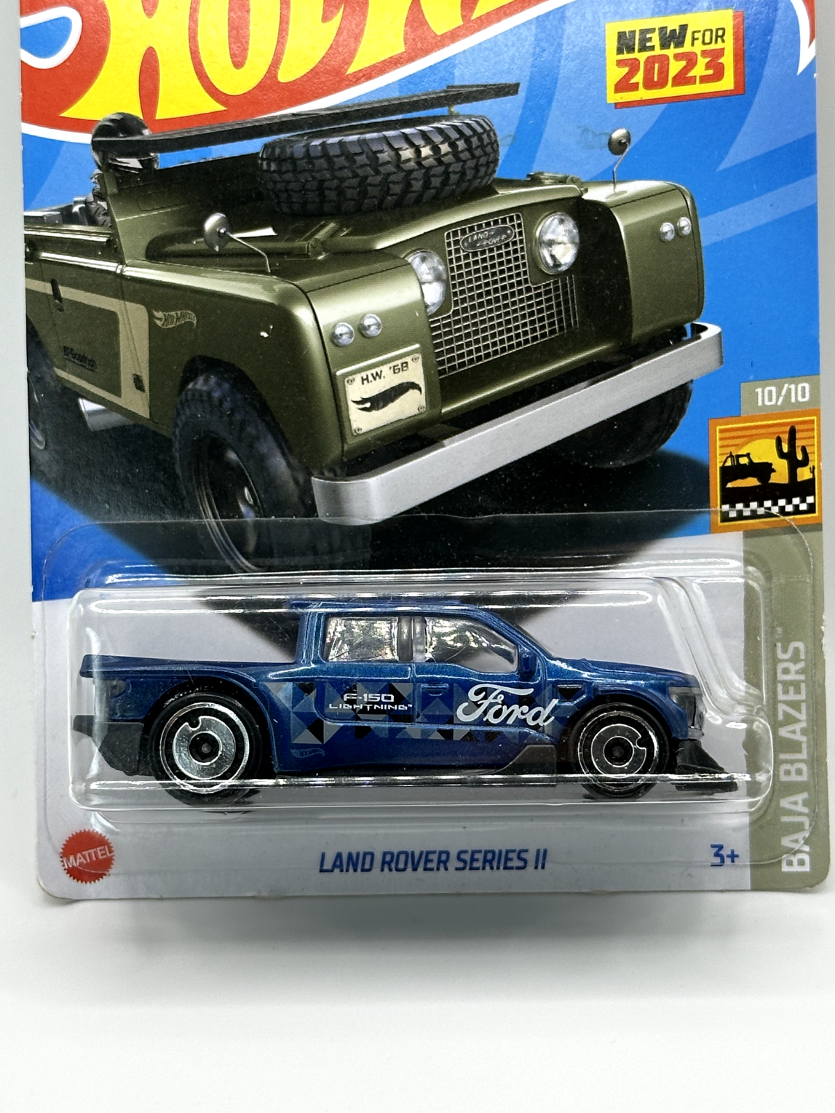2023 Hot Wheels Baja Blazers 10/10 Land Rover Series II ERROR Ford F-150