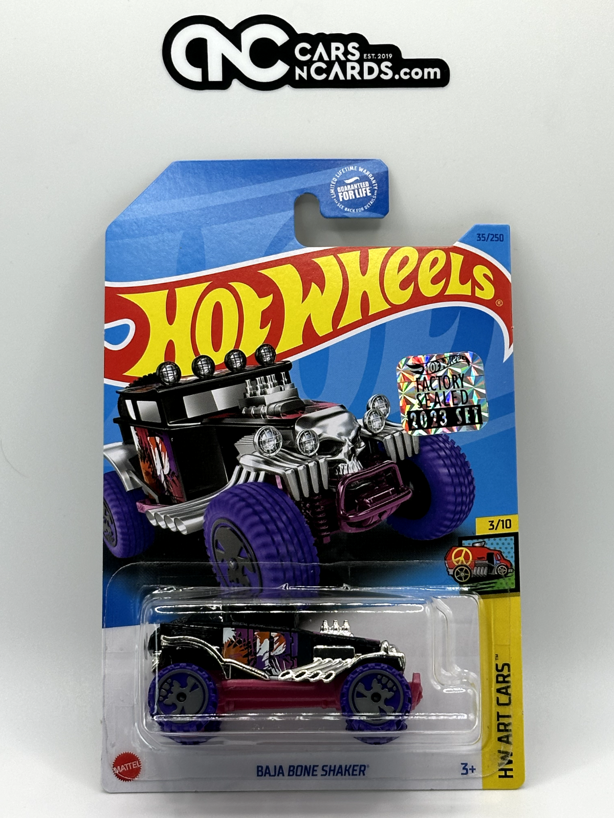 2023 Hot Wheels RLC Factory Sealed HW Art Cars 3/10 Baja Bone Shaker Purple