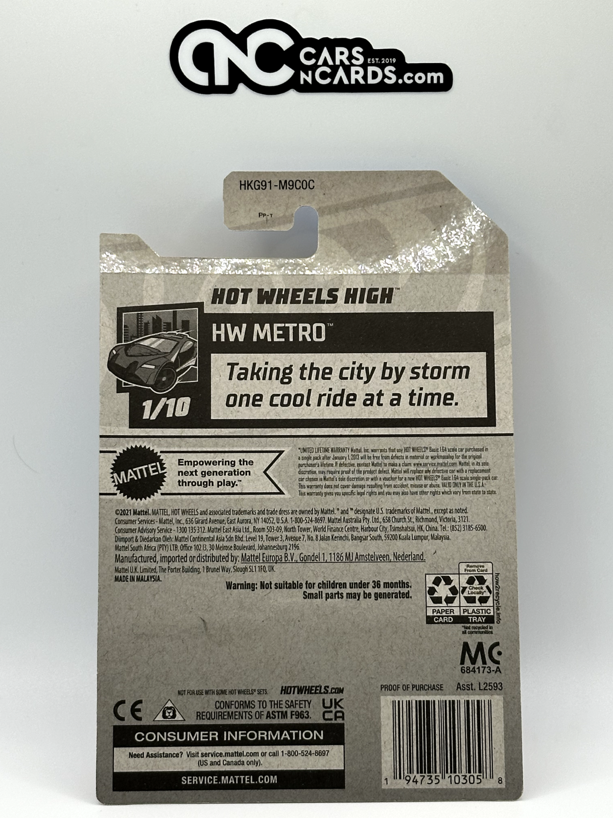2023 Hot Wheels RLC Factory Sealed HW Metro 1/10 Hot Wheels High Purple
