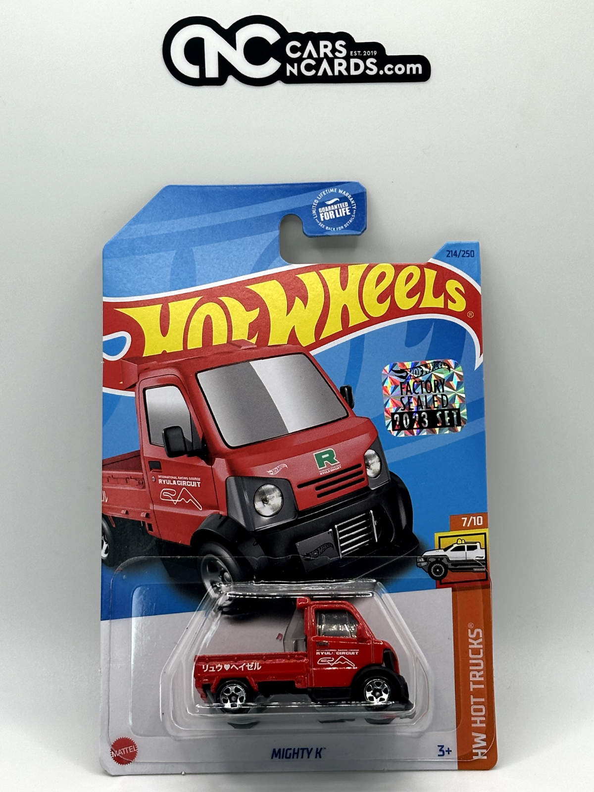 2023 Hot Wheels RLC Factory Sealed HW Hot Trucks 7/10 Mighty K Red (Soft Corner)