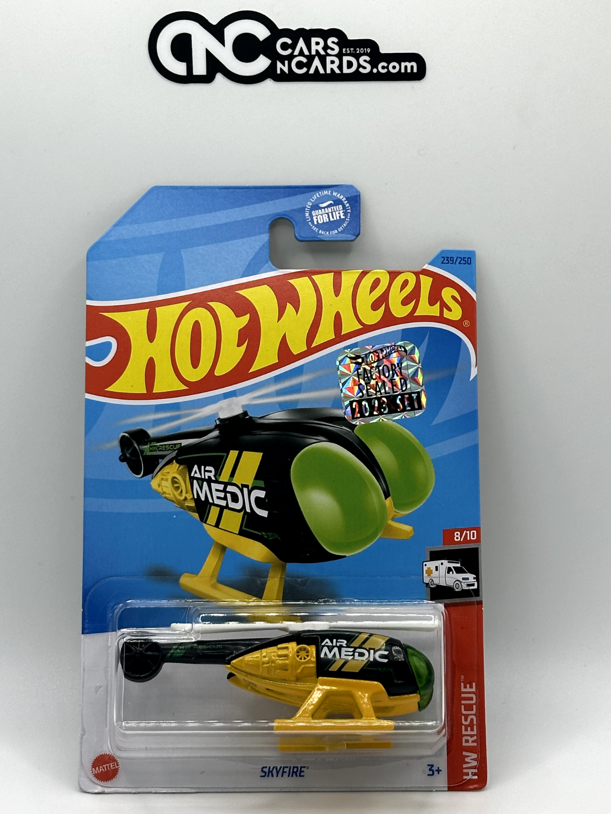 2023 Hot Wheels RLC Factory Sealed HW Rescue 8/10 Skyfire (Soft Corners)