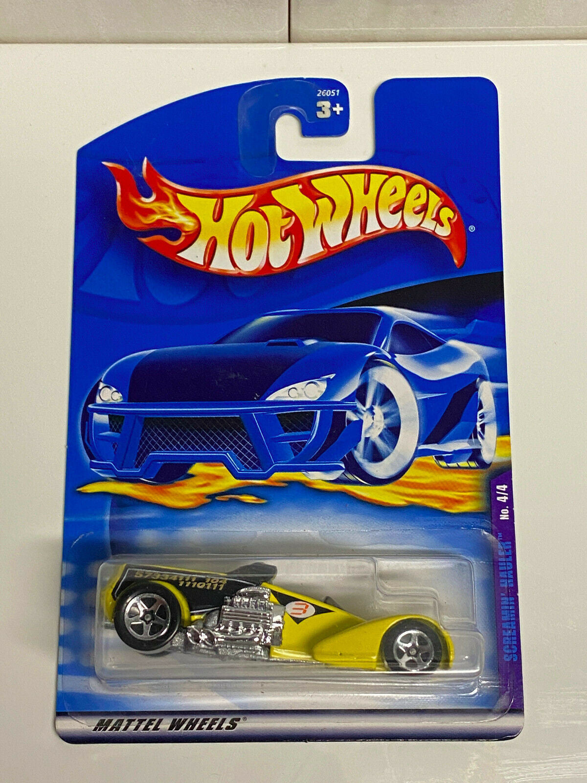 2000 Hot Wheels Secret Code Series #4/4 Screamin' Hauler International Card NIP