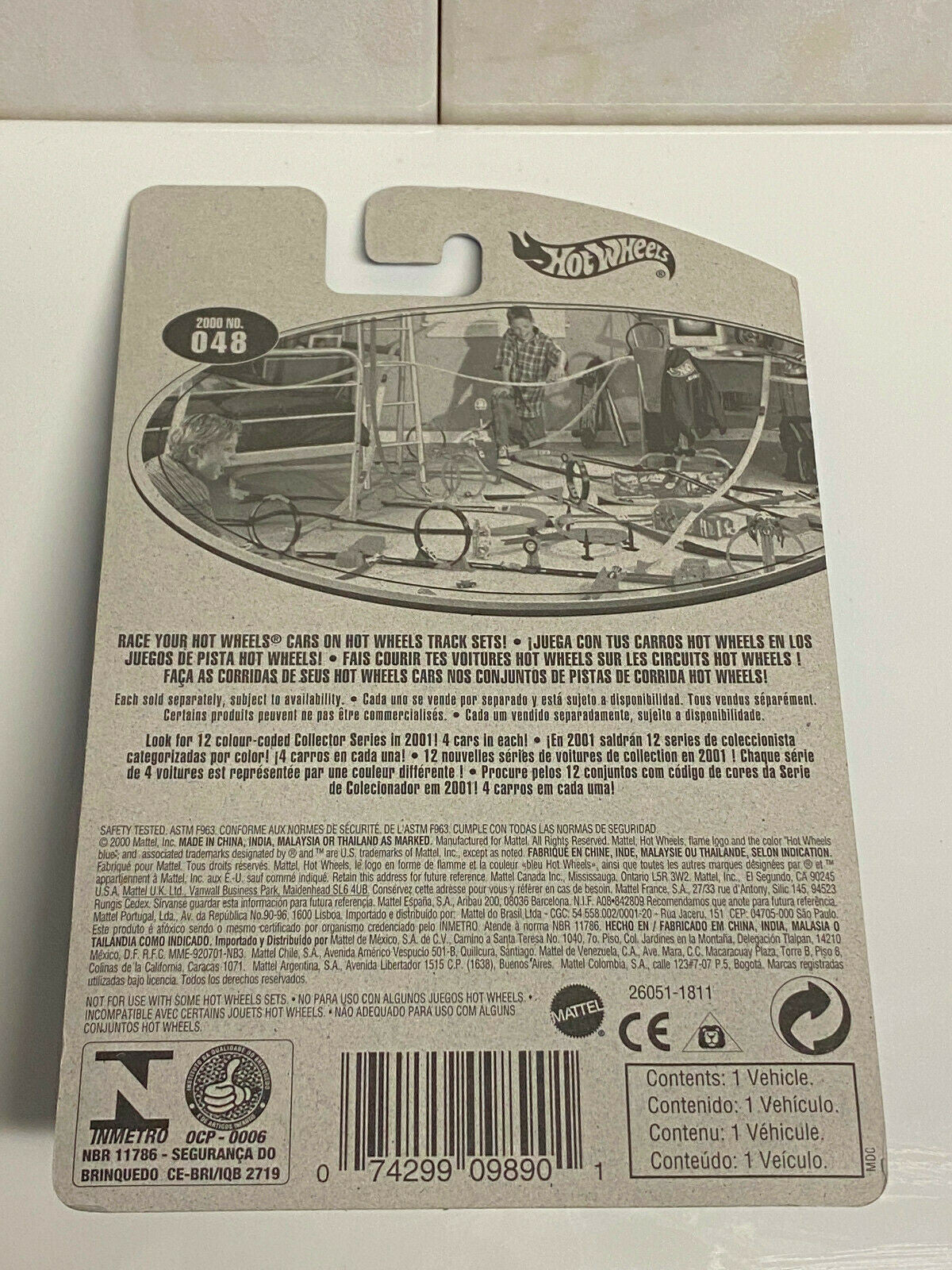 2000 Hot Wheels Secret Code Series #4/4 Screamin' Hauler International Card NIP