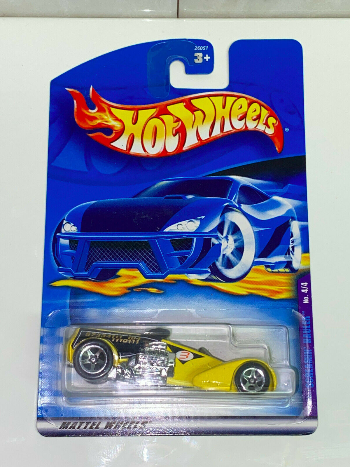 2000 Hot Wheels Secret Code Series #4/4 Screamin' Hauler International Card NIP