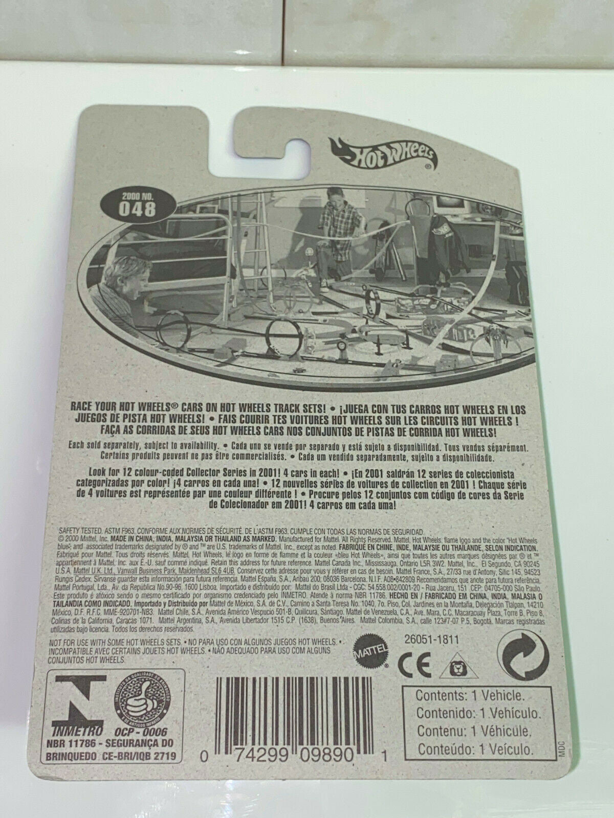 2000 Hot Wheels Secret Code Series #4/4 Screamin' Hauler International Card NIP
