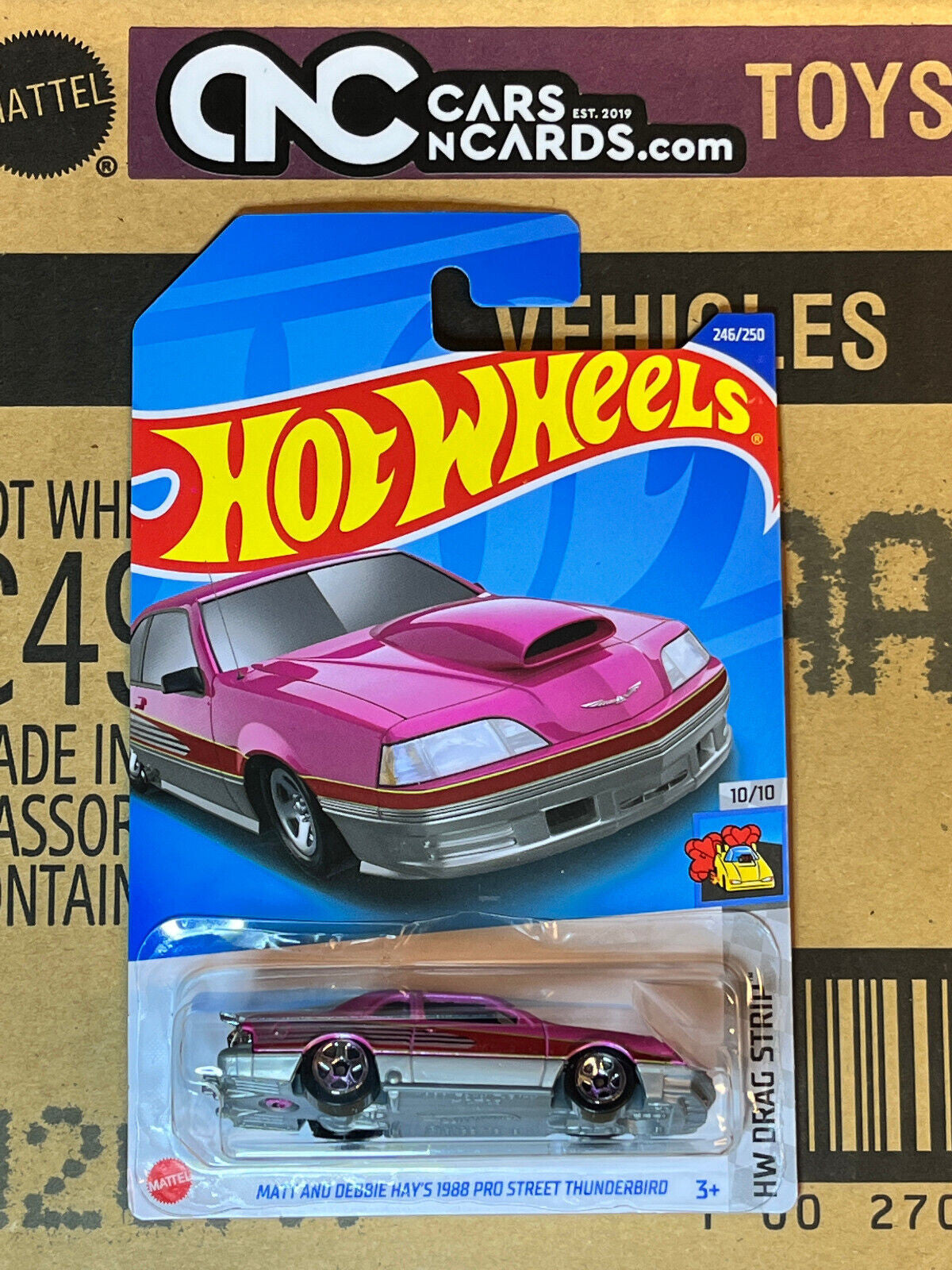 2022 Hot Wheels HW Drag Strip Matt and Debbie Hay's 1988 Pro Street Thunderbird