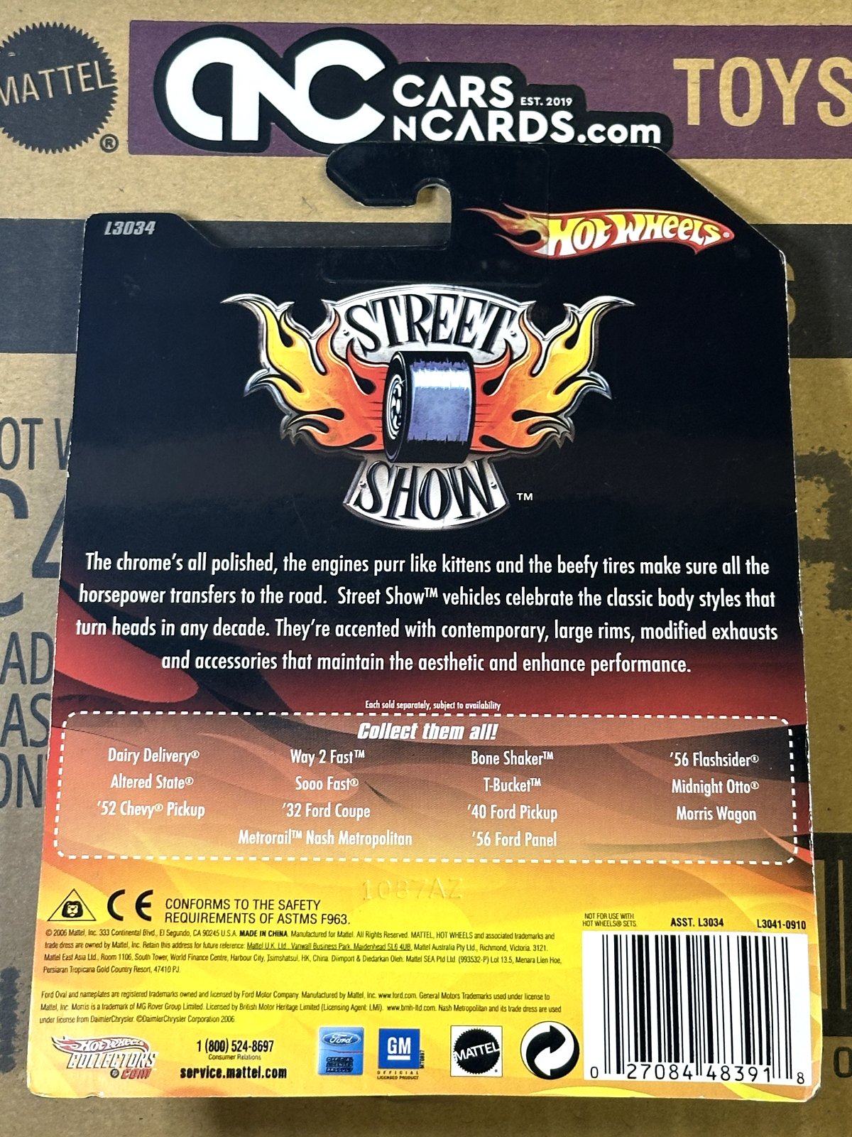 2007 Hot Wheels Street Show Altered State 6/32 White Real Riders